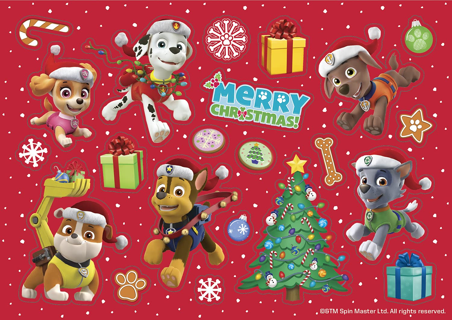 Paper Projects 01.70.40.004 Paw Patrol Letter to Santa Pack. Also Includes Door Hanger, Stickers, and Envelope. Perfect for Christmas, Multicoloured, 26cm x 15cm, Toys & Games