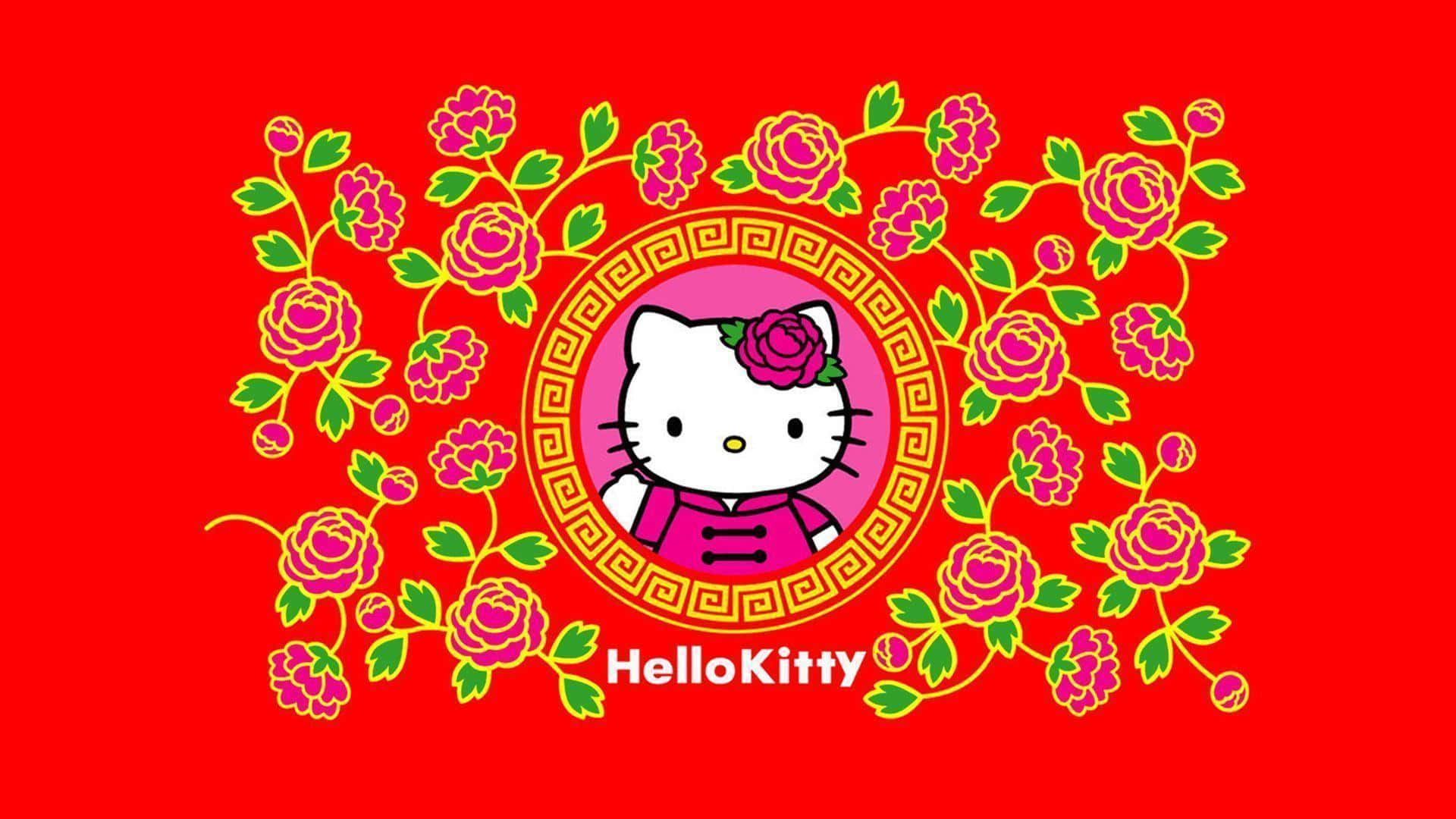 Download Celebrate Thanksgiving with Hello Kitty Wallpaper