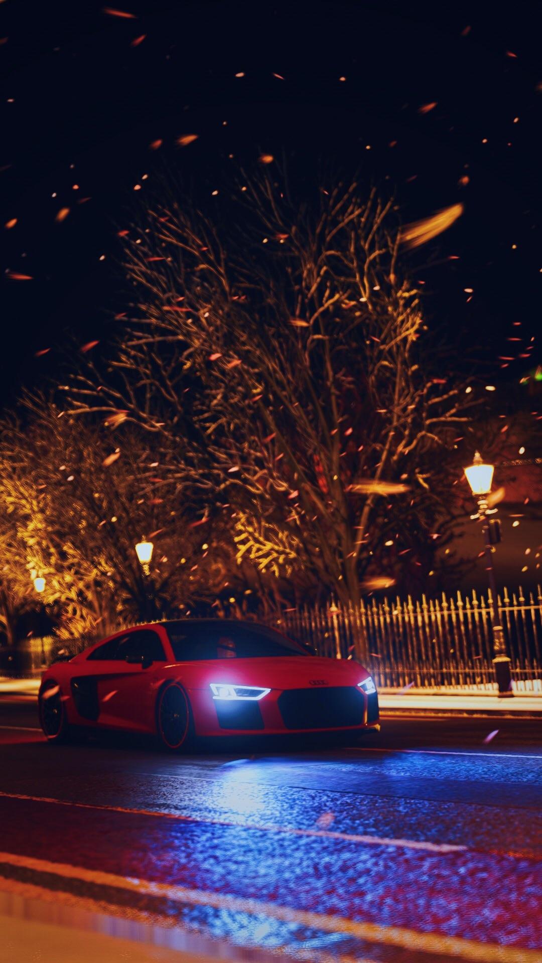 Audi R8 Winter Wallpaper