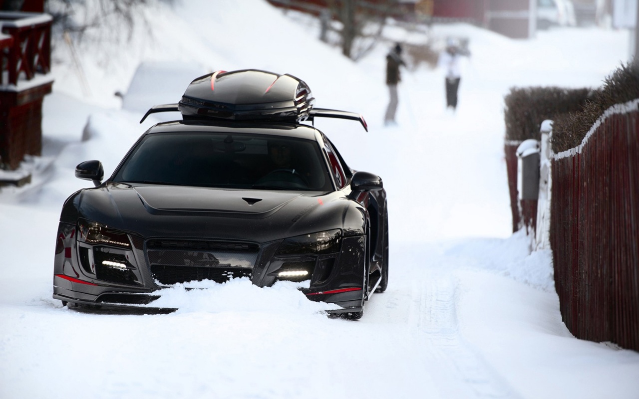 Winter Supercar Background