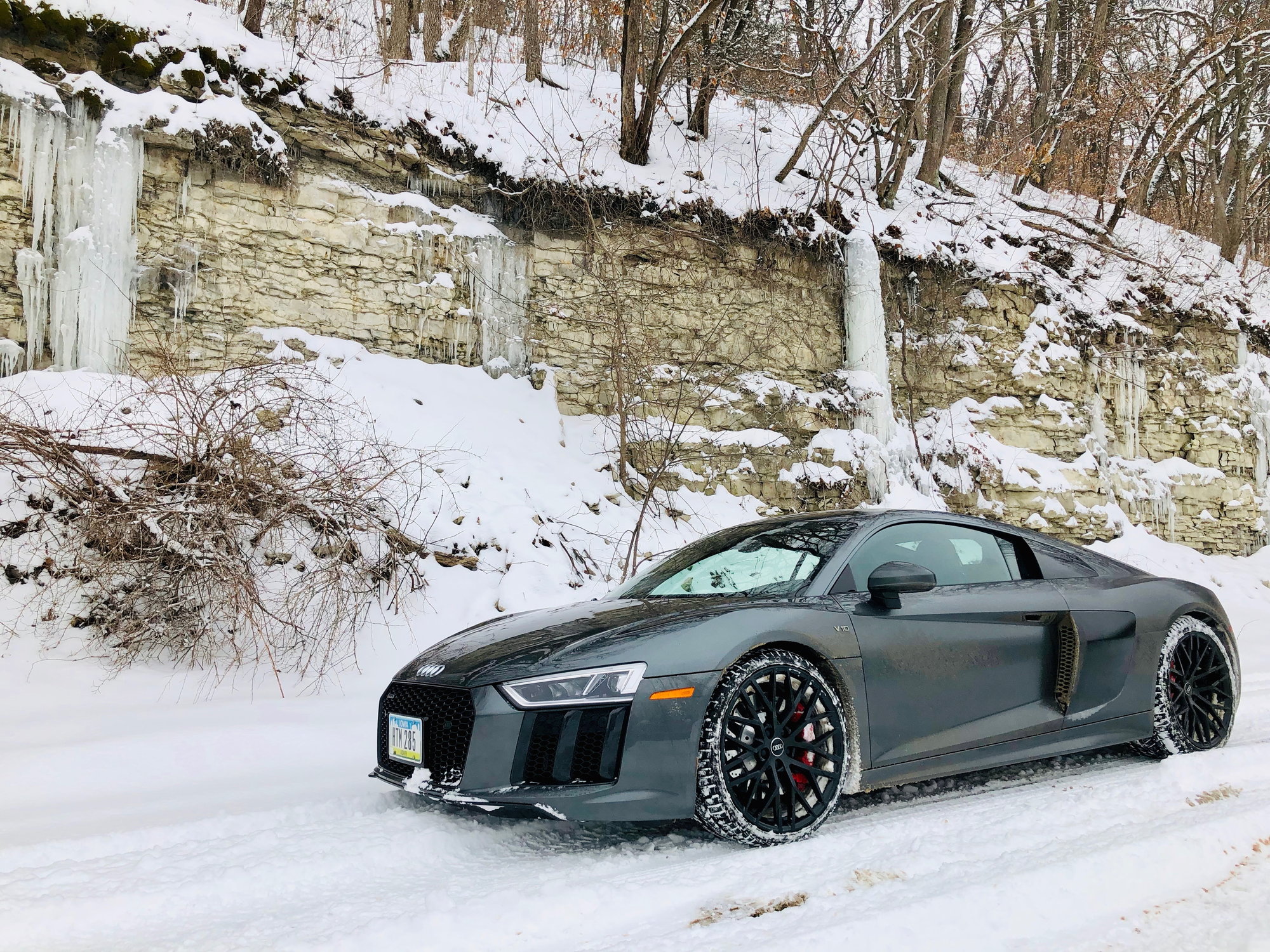 Snow Pics Of My Grown Up TT.R8 Winter Shots