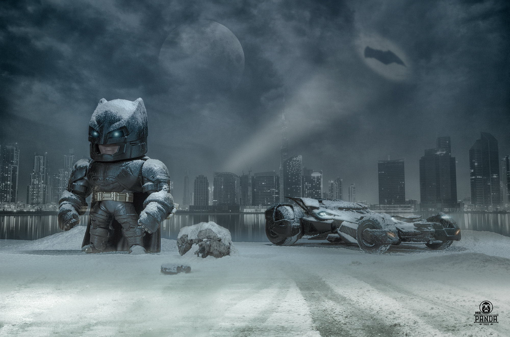 Batman Outside Gotham With Batmobile, HD Superheroes, 4k Wallpaper, Image, Background, Photo and Picture