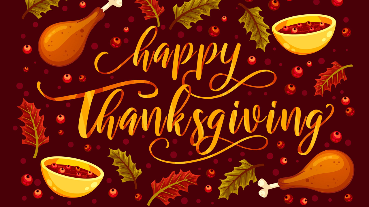 Cute Thanksgiving Background For PPT And Google Slides