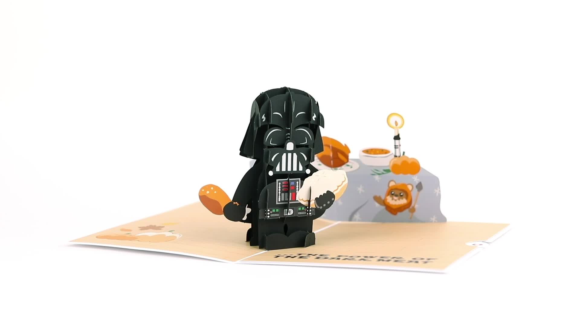 Star Wars™ Darth Vader™ Thanksgiving Pop Up Card