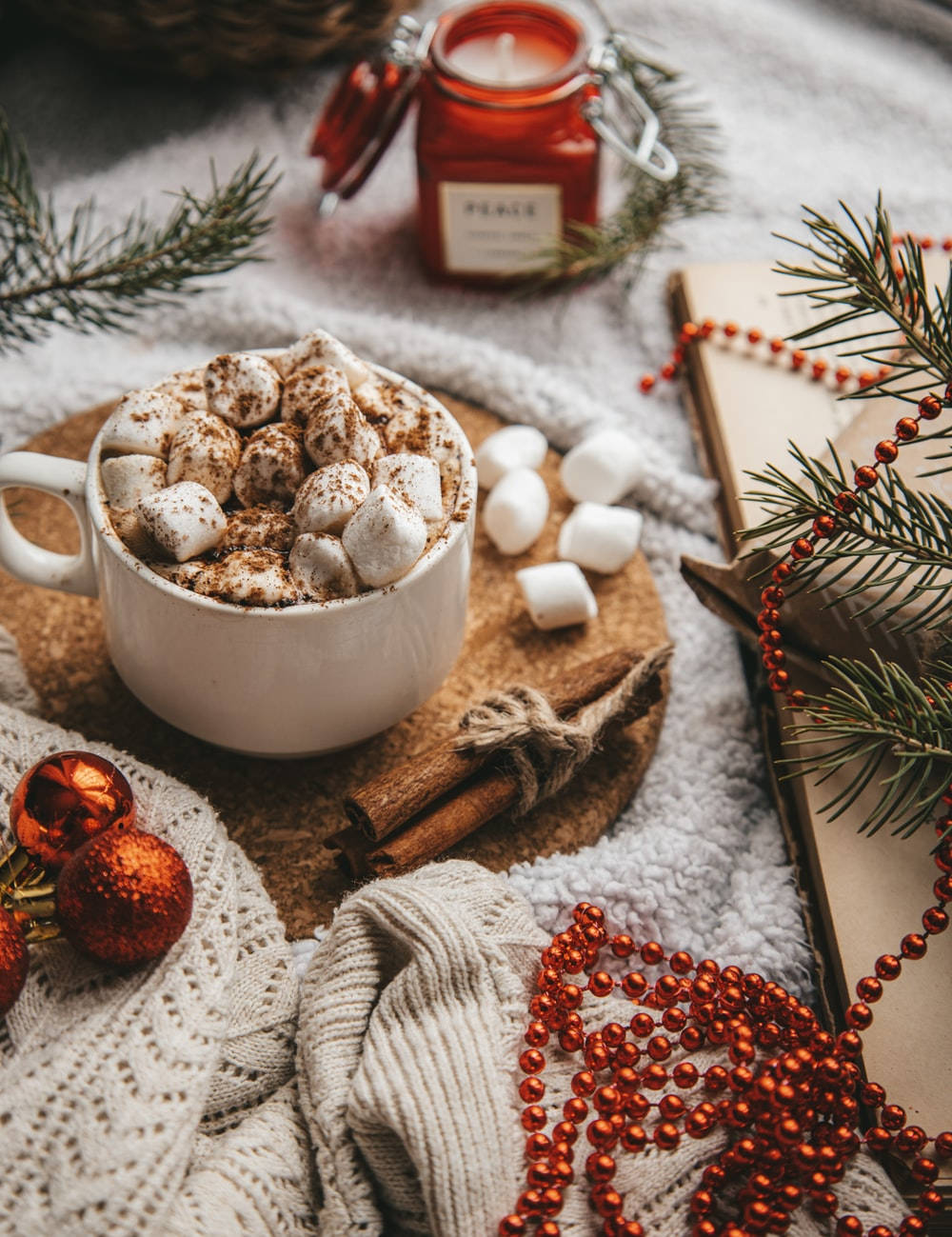 Download Old Aesthetic Christmas Traditional Chocolate Drink Wallpaper