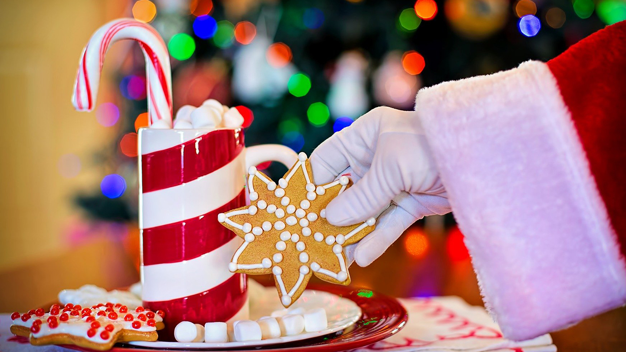 DAYS OF YOUR PHOTOS: Give Santa and his crew a sneak peek of cookies, reindeer snacks