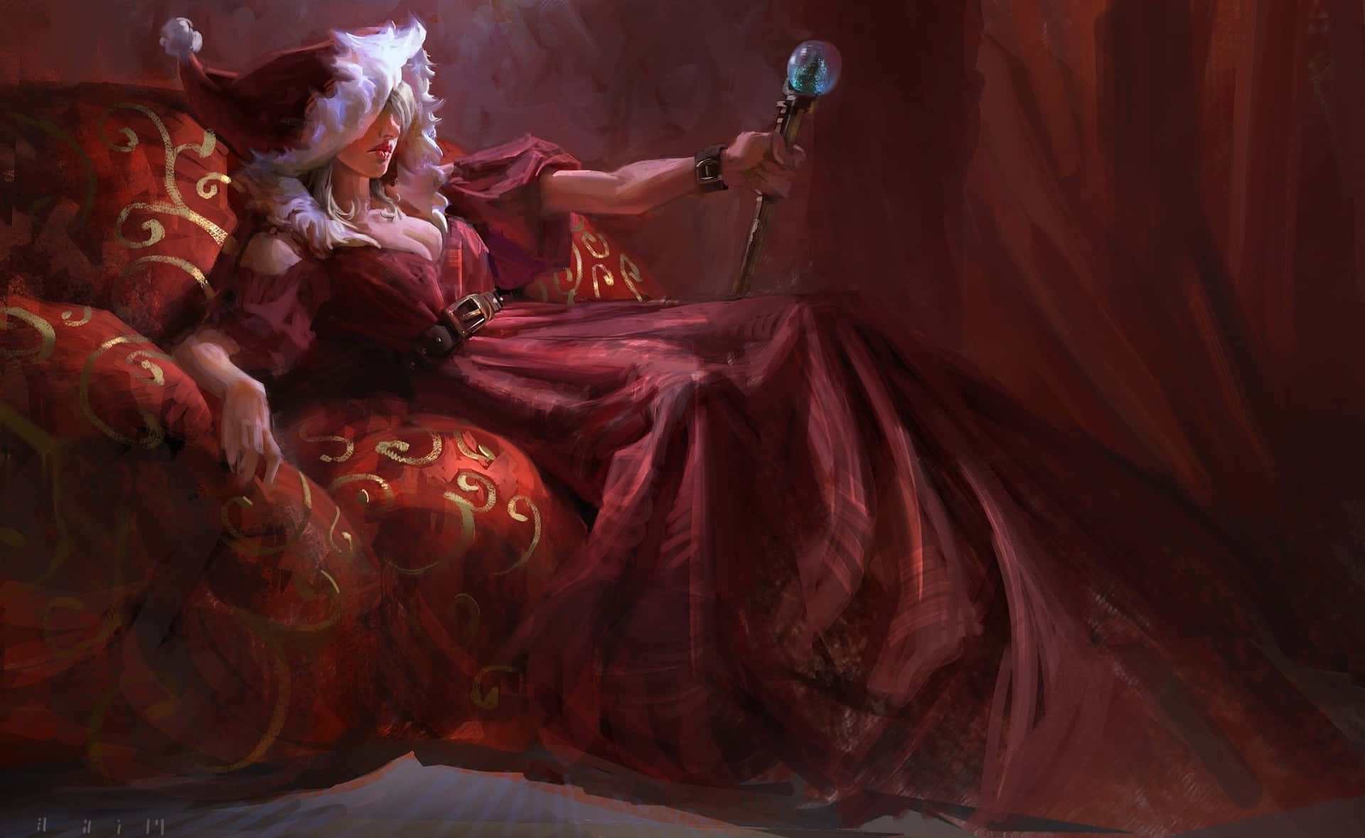 Download Christmas Elves Working Hard to Make Your Holidays Magical Wallpaper