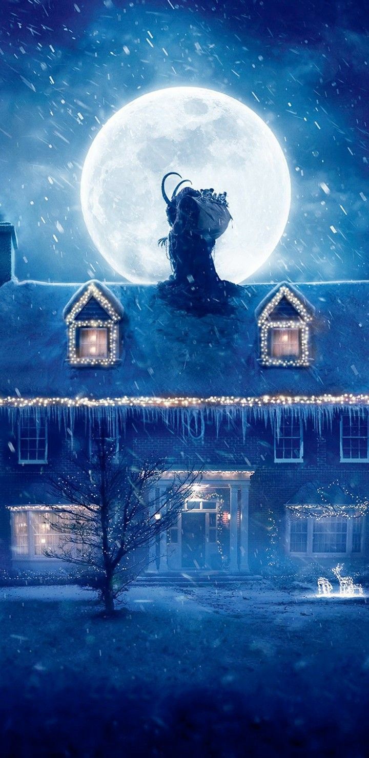 Krampus textless movie poster. Christmas horror art, Scary wallpaper, Christmas horror