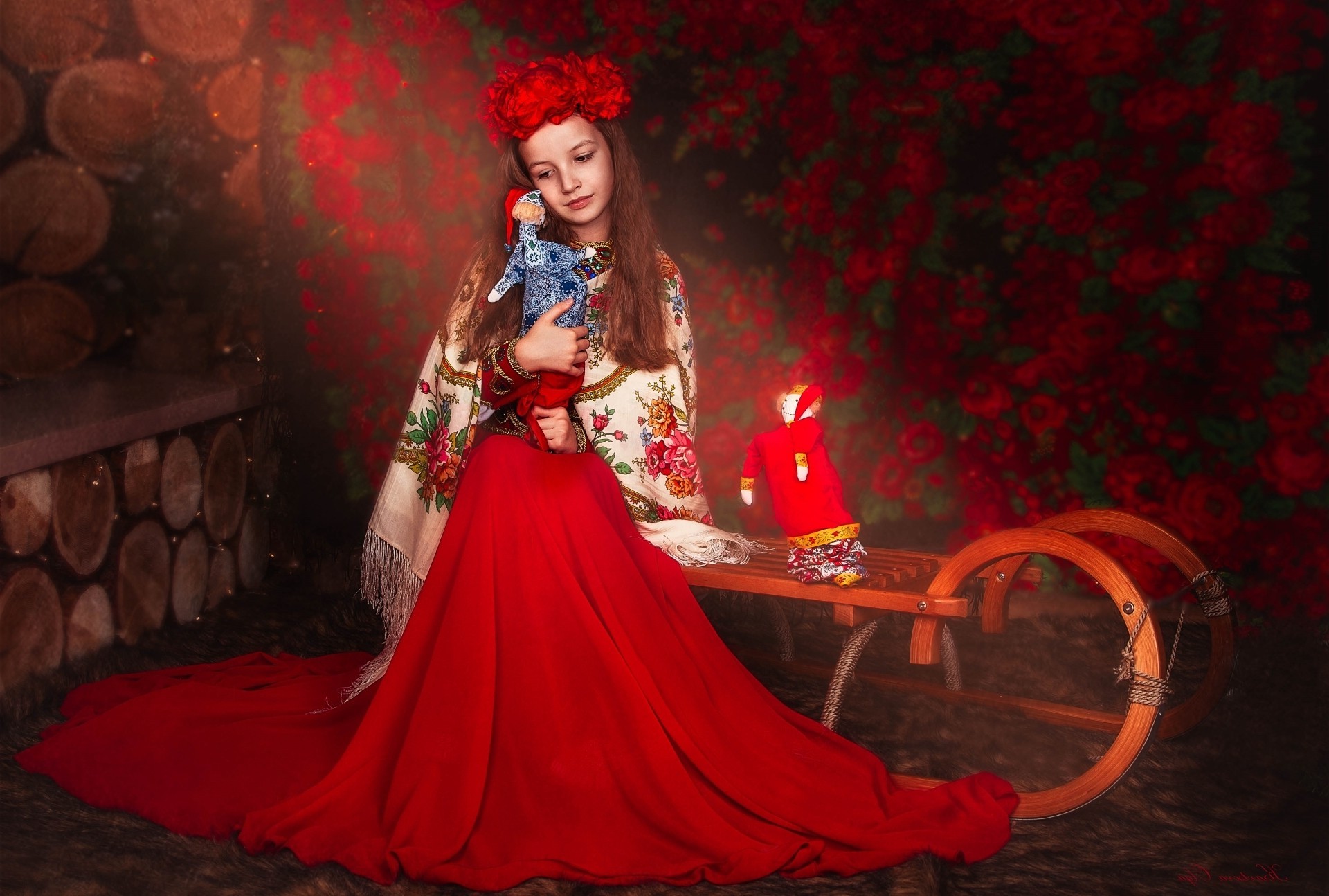 Wallpaper, 1920x1294 px, Christmas, fantasy art 1920x1294