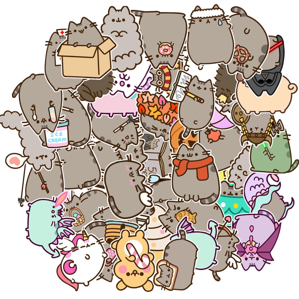Pusheen Cat Stickers