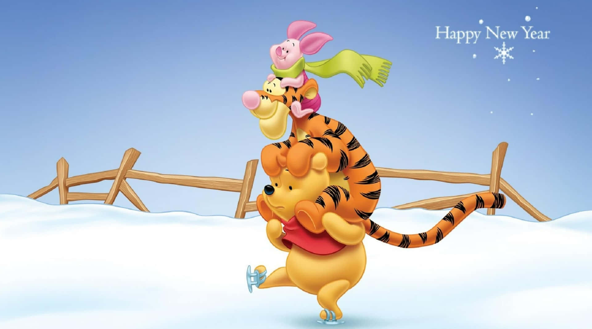 Download Disney Happy New Year Theme Wallpaper