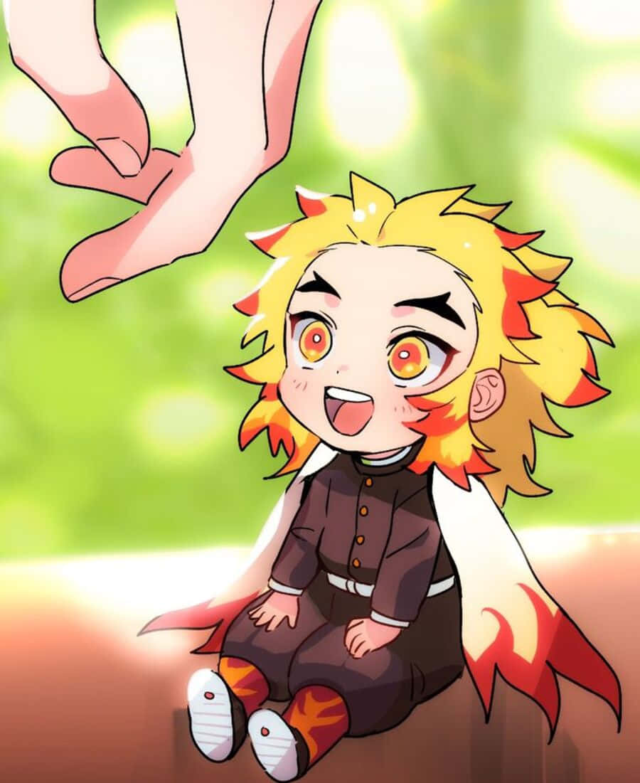 Rengoku Chibi Wallpaper