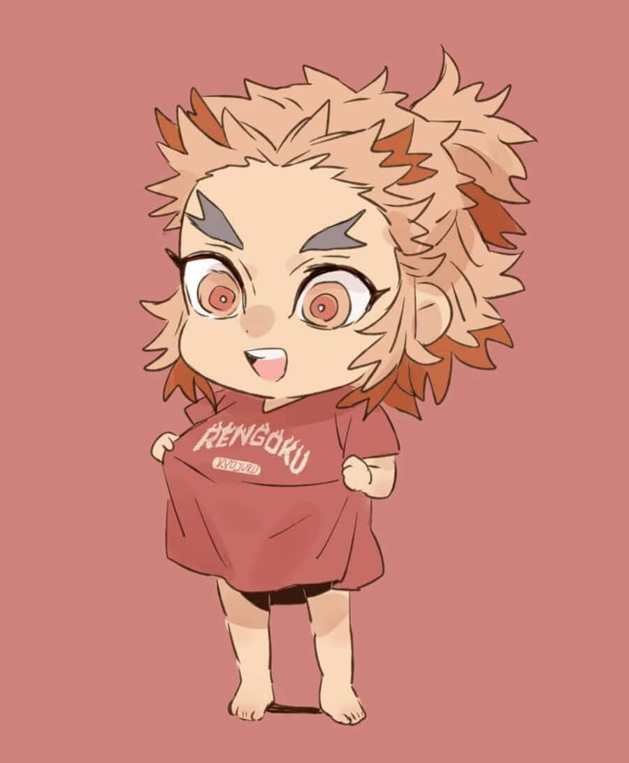 Download Adorable Rengoku Chibi