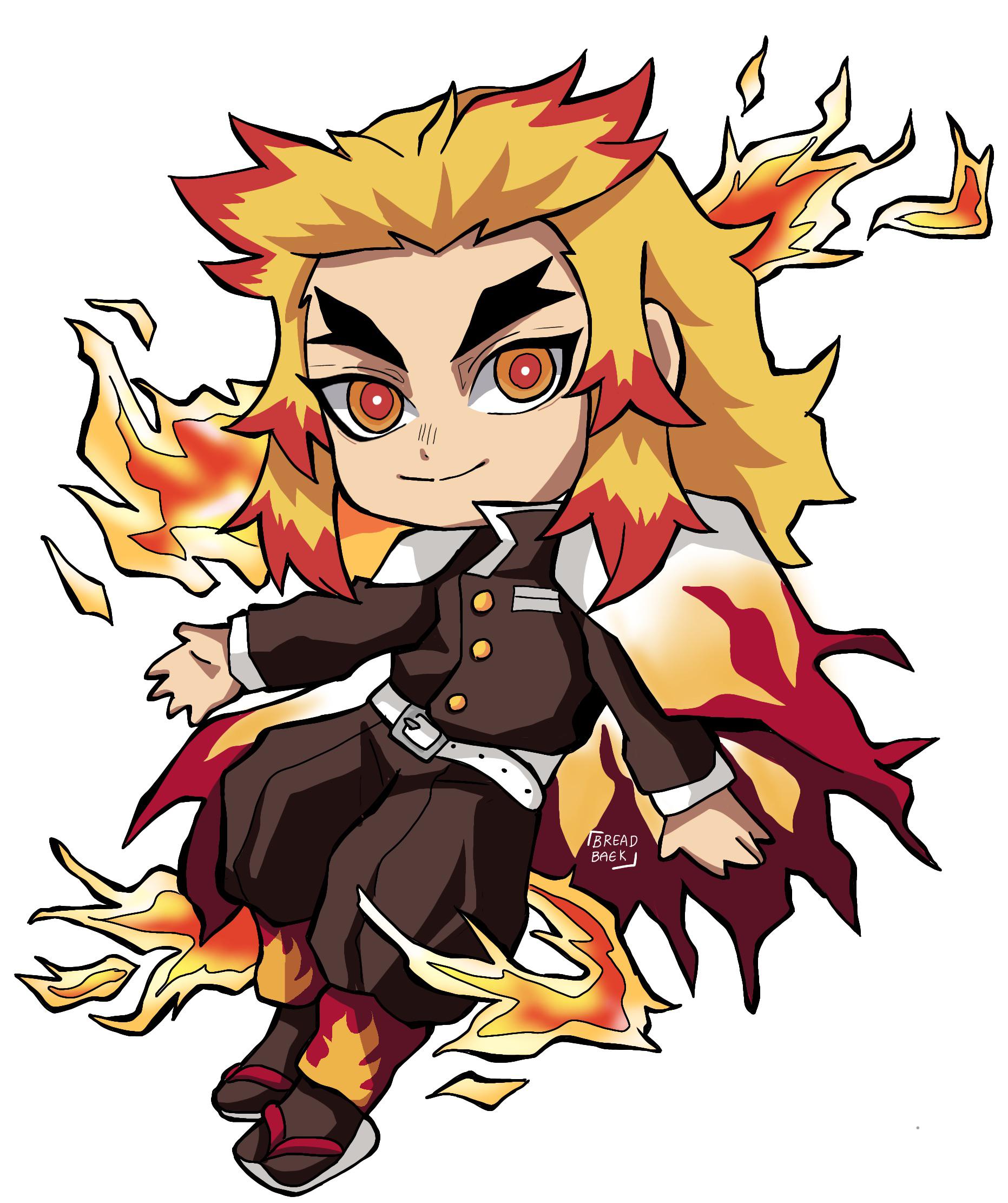 Rengoku Chibi by me :3