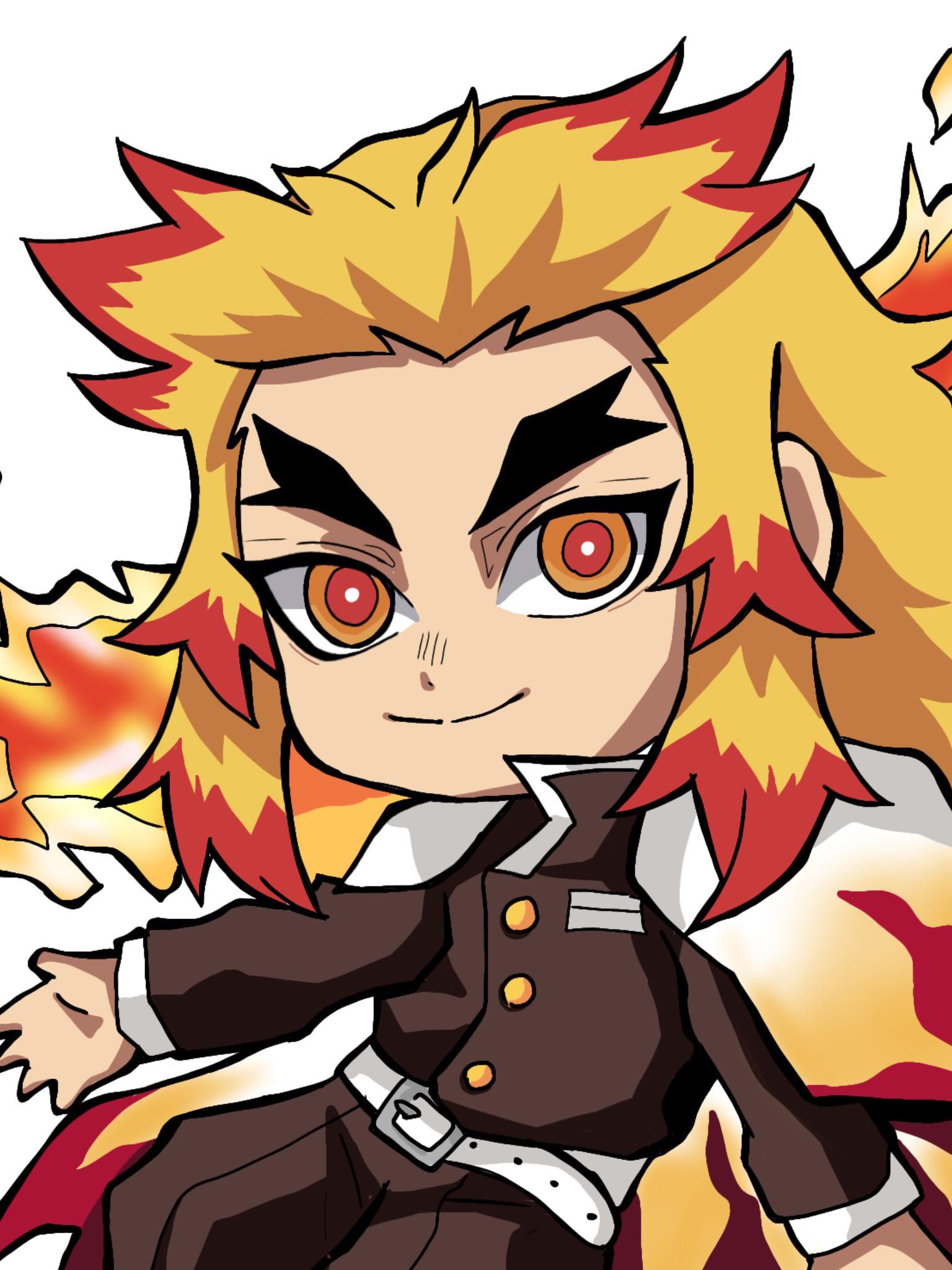 Rengoku Chibi by me :3