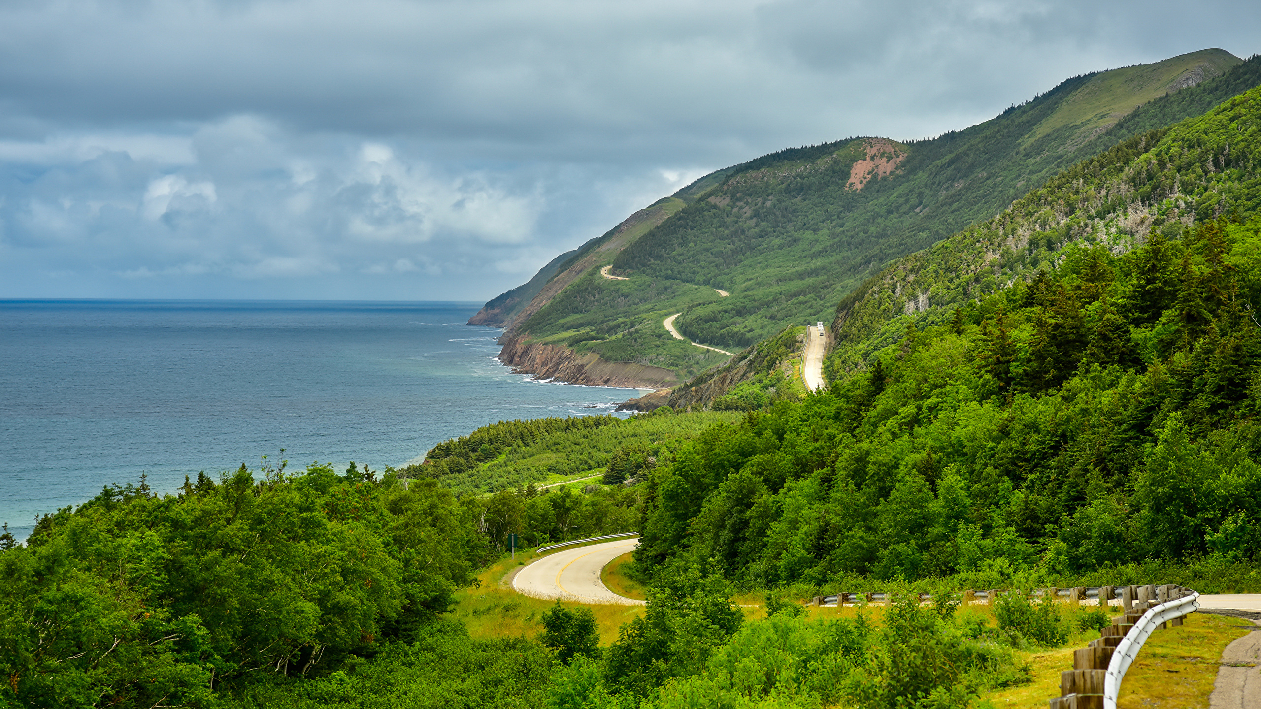 image Canada Cape Breton Highlands National Park Nature 2560x1440