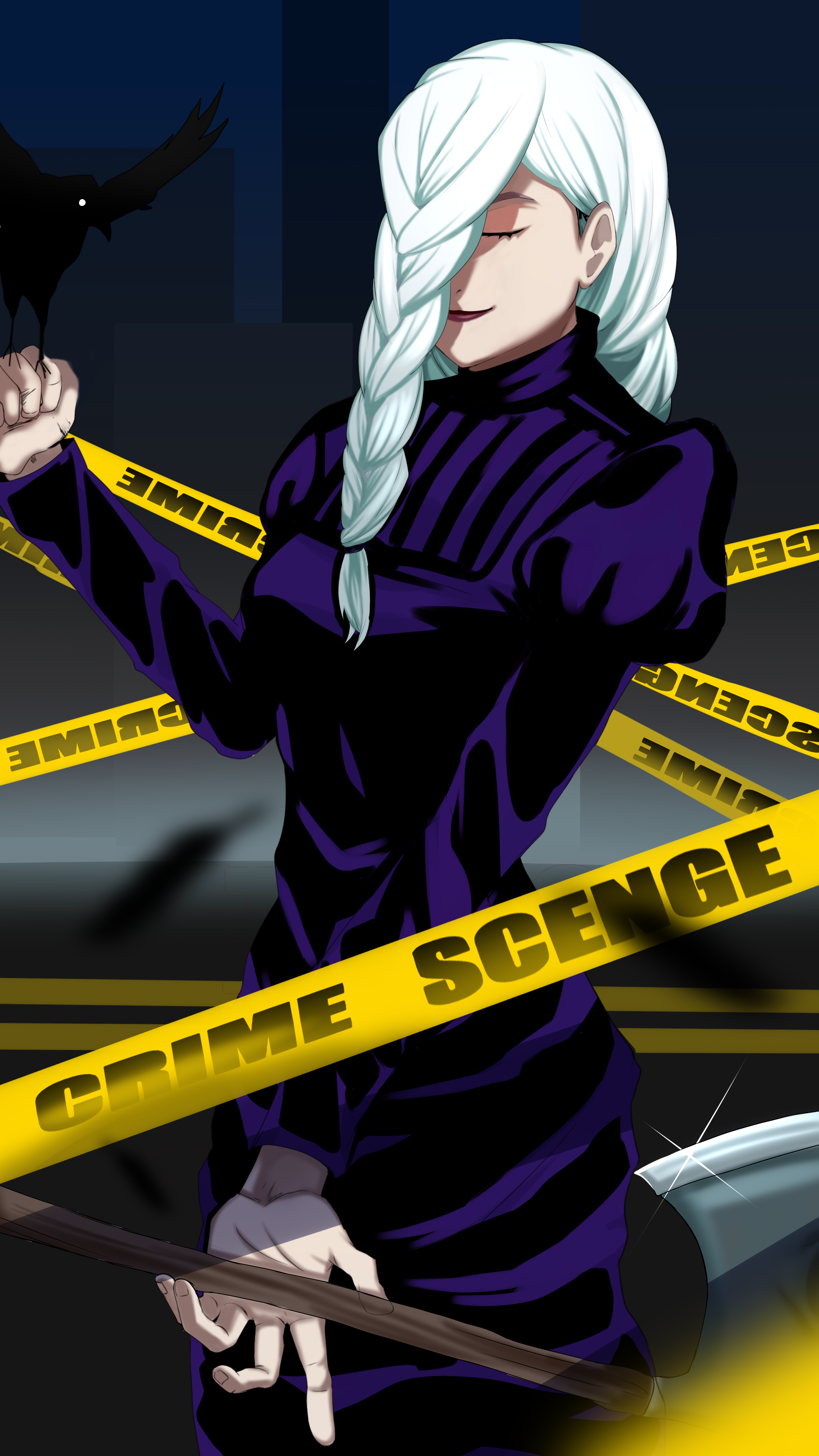 I drew some Mei Mei JJK fanart!