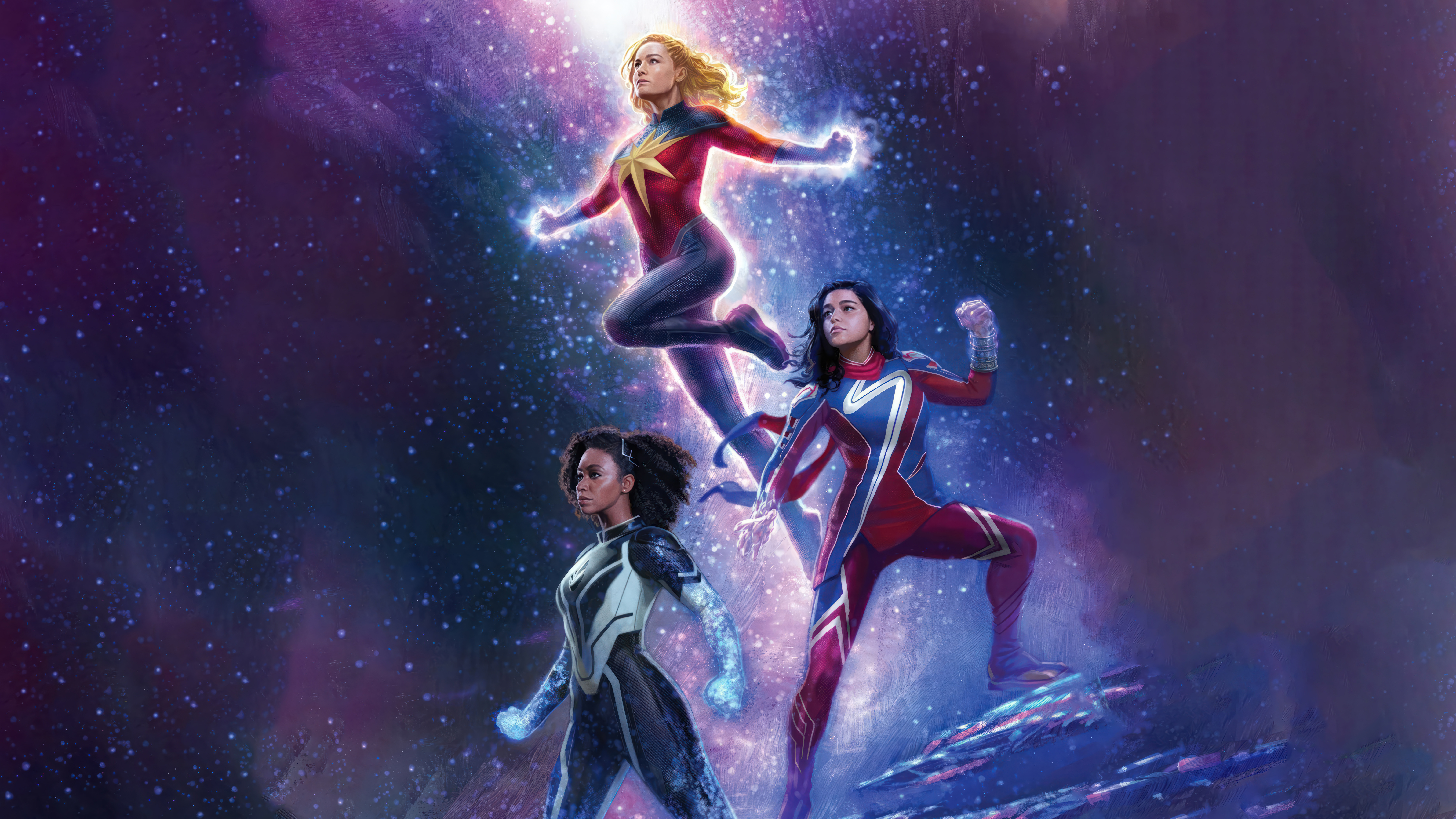 The Marvels. Stunning 8K Ultra HD Movie Wallpaper