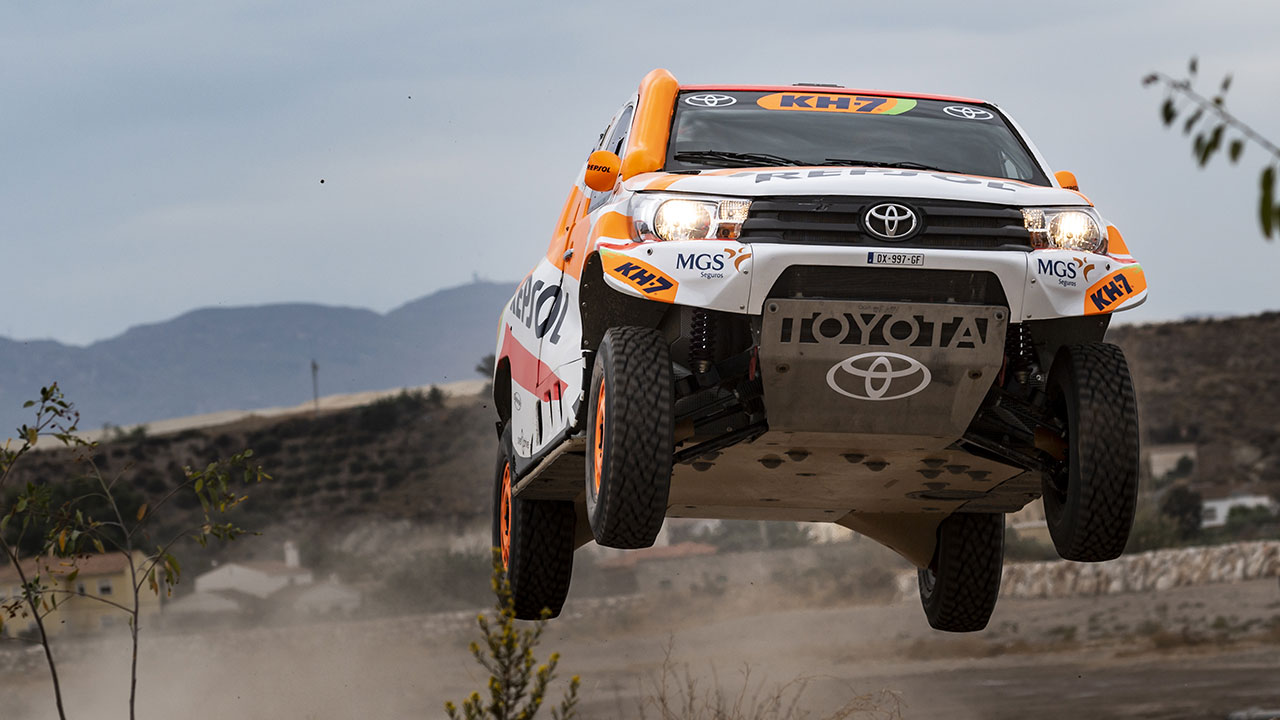The Repsol Rally Team's Brand New Toyota Hilux Overdrive For The 2021 Dakar