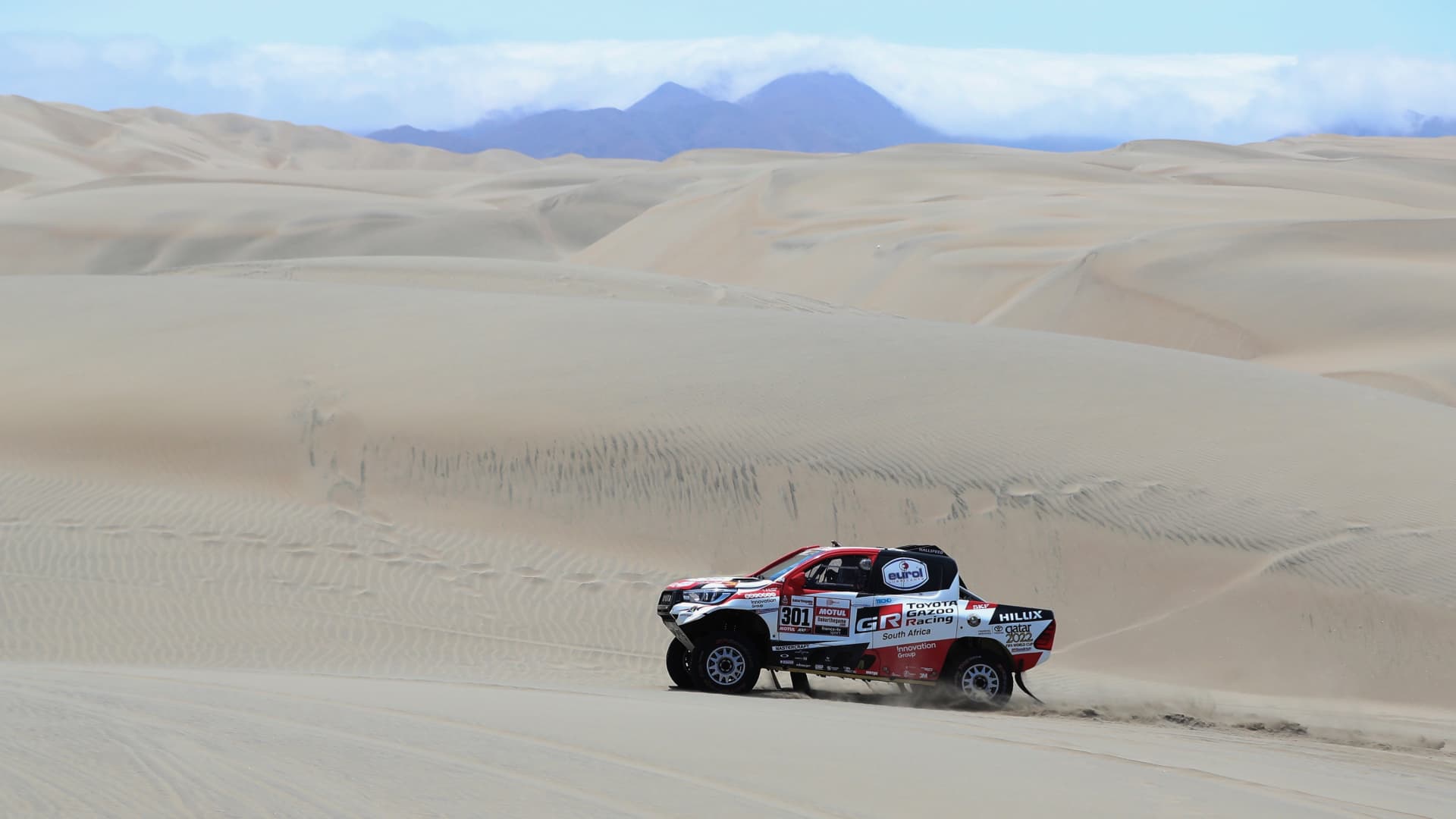 Motorsport: Toyota HiLux Leads Dakar Rally At Half Way Point