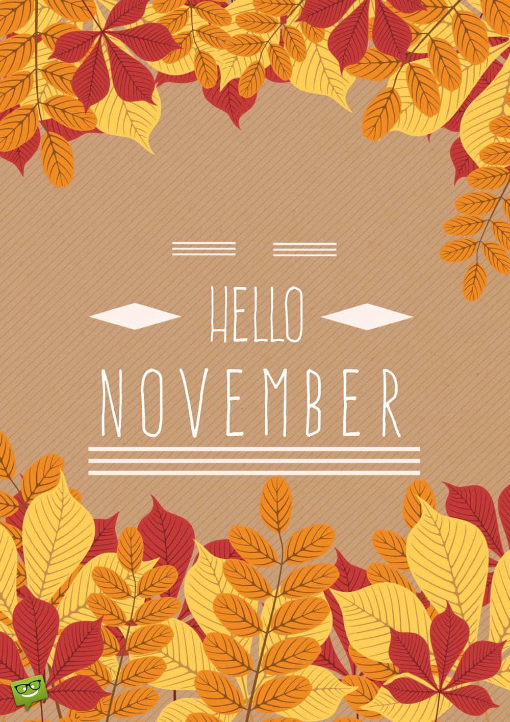 Download Cute November Autumn Season Wallpaper