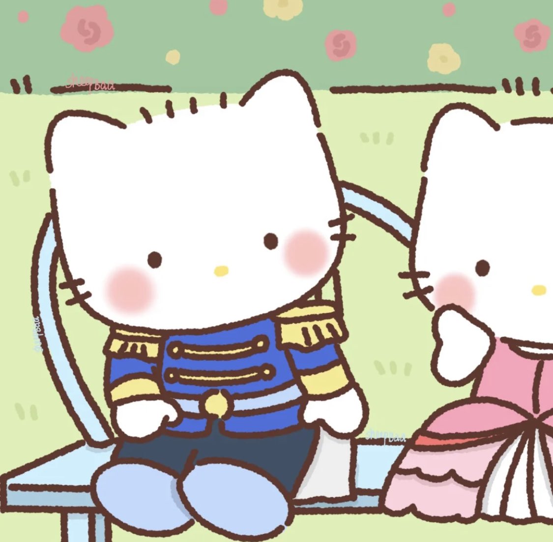 GABE hello kitty & dear daniel matching icons ♡
