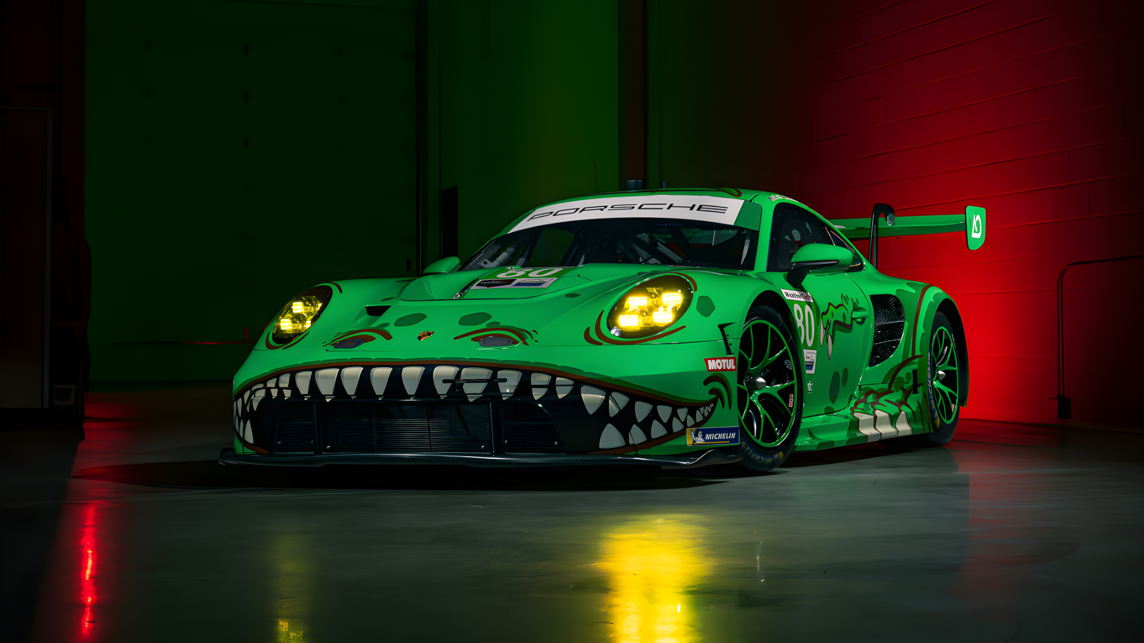 2023 AOracing Porsche GT3 Rawr / Rexy wallpaper -Upscaled Photo 4K- [3840x2160]