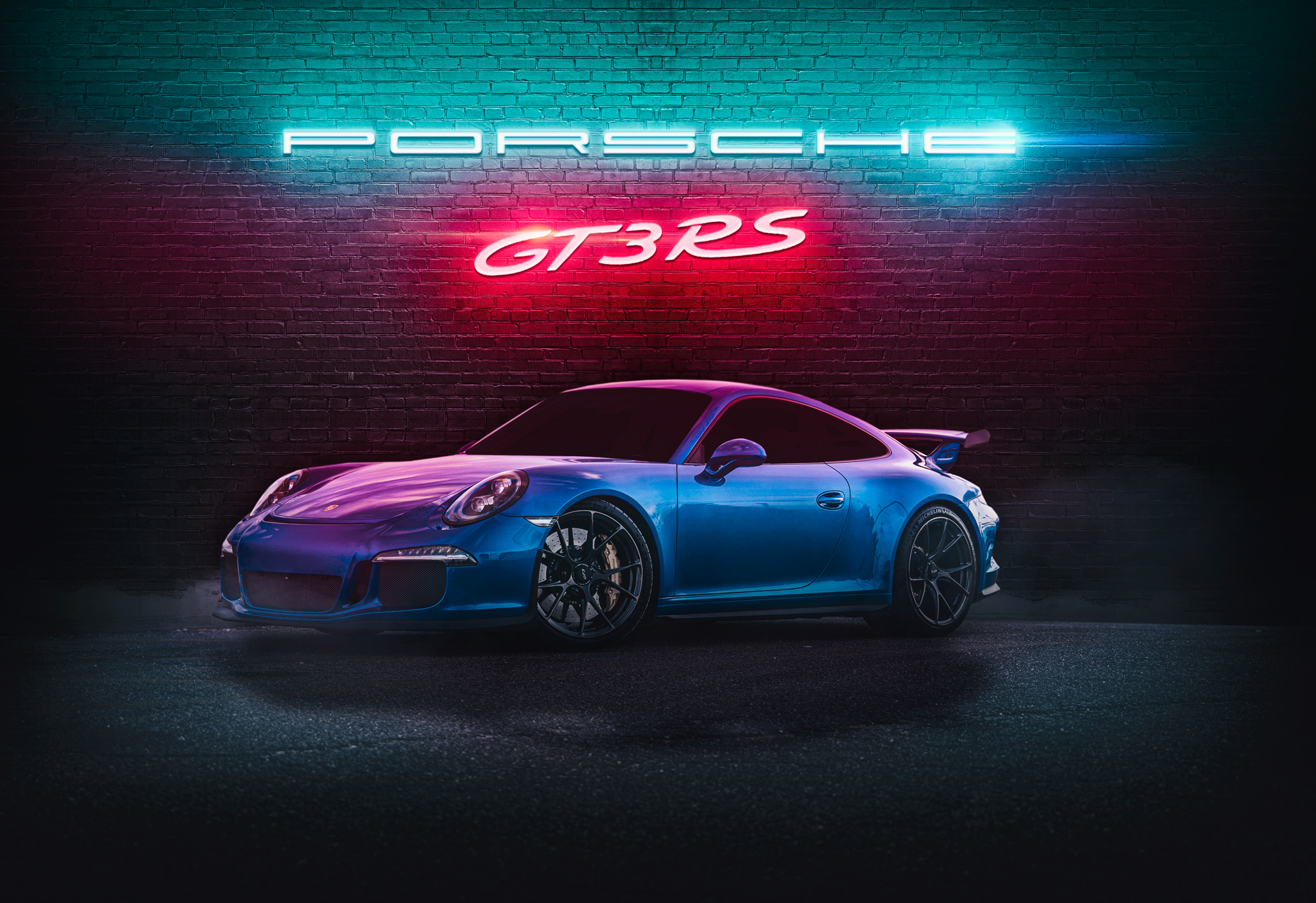 How to make an automotive 80s Background. Machines With Souls