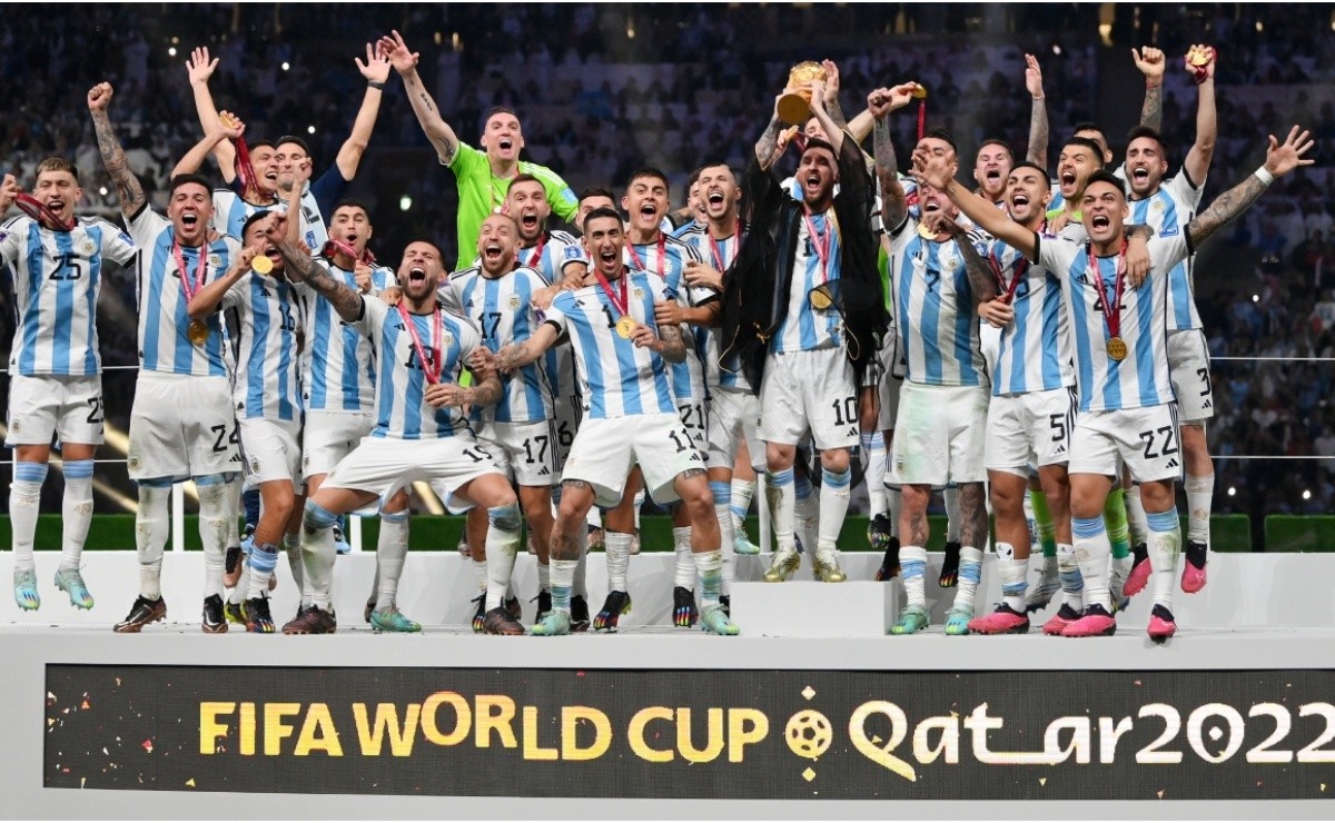 Messi holding the World Cup trophy: Best image of Argentina becoming champions