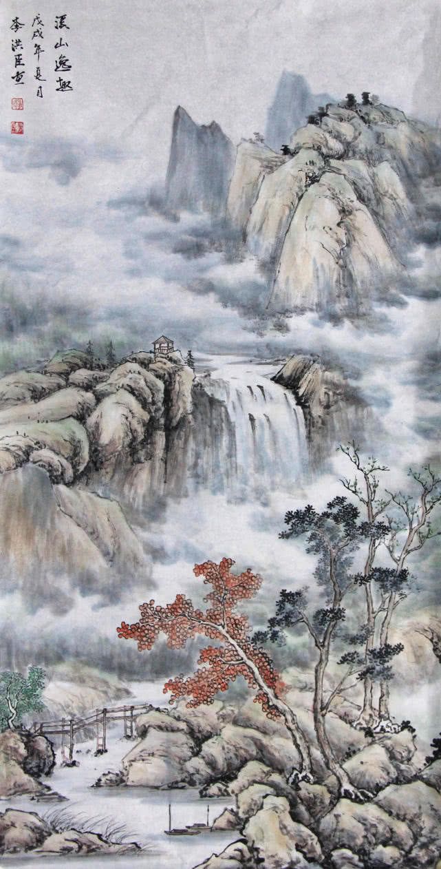 Тигр. Chinese art painting, Chinese landscape painting, Japan painting