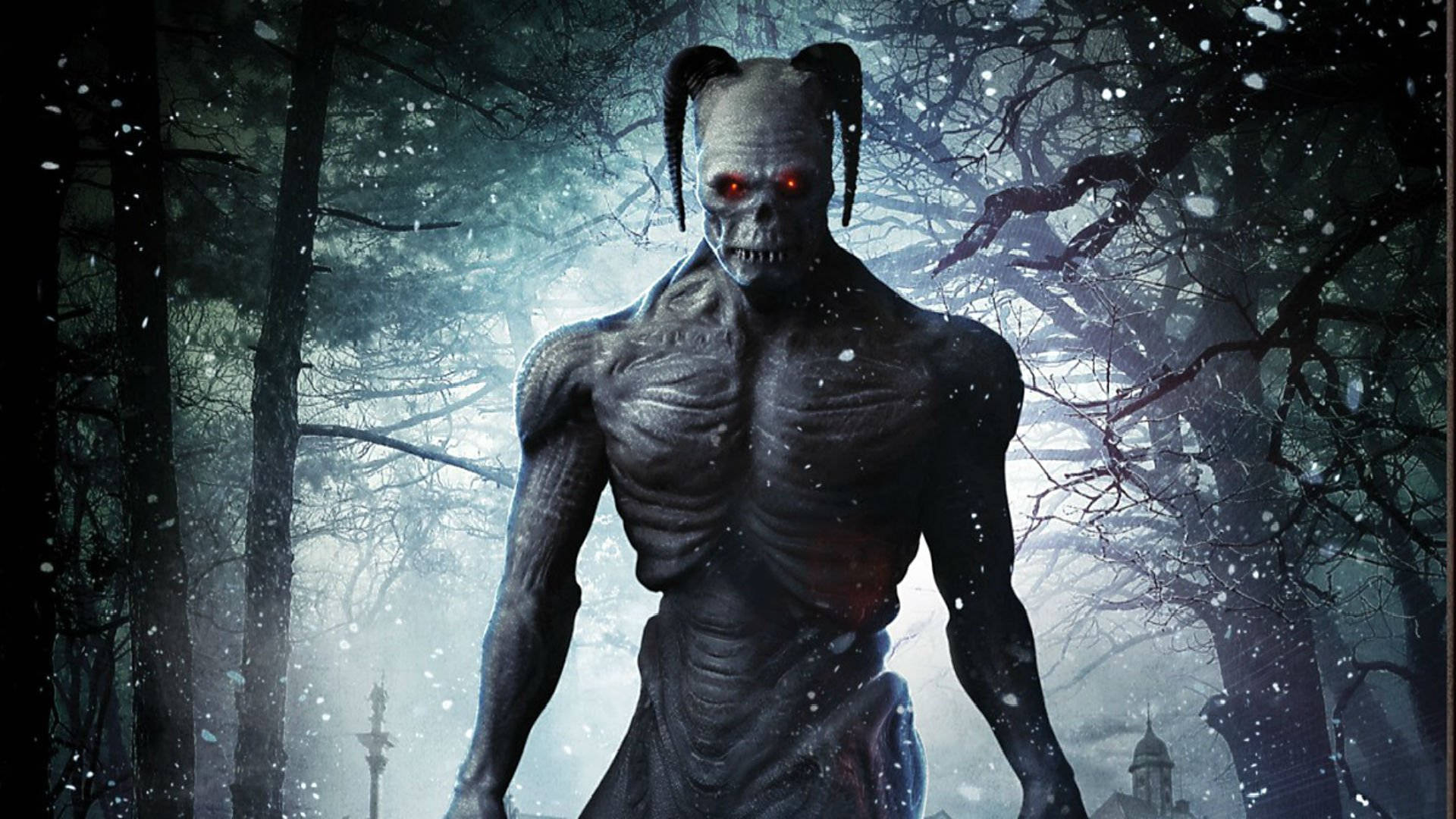 Download Fear the chill of a Scary Christmas Wallpaper