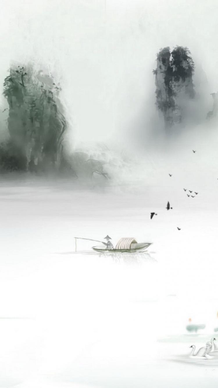 Chinese Art iPhone Wallpaper