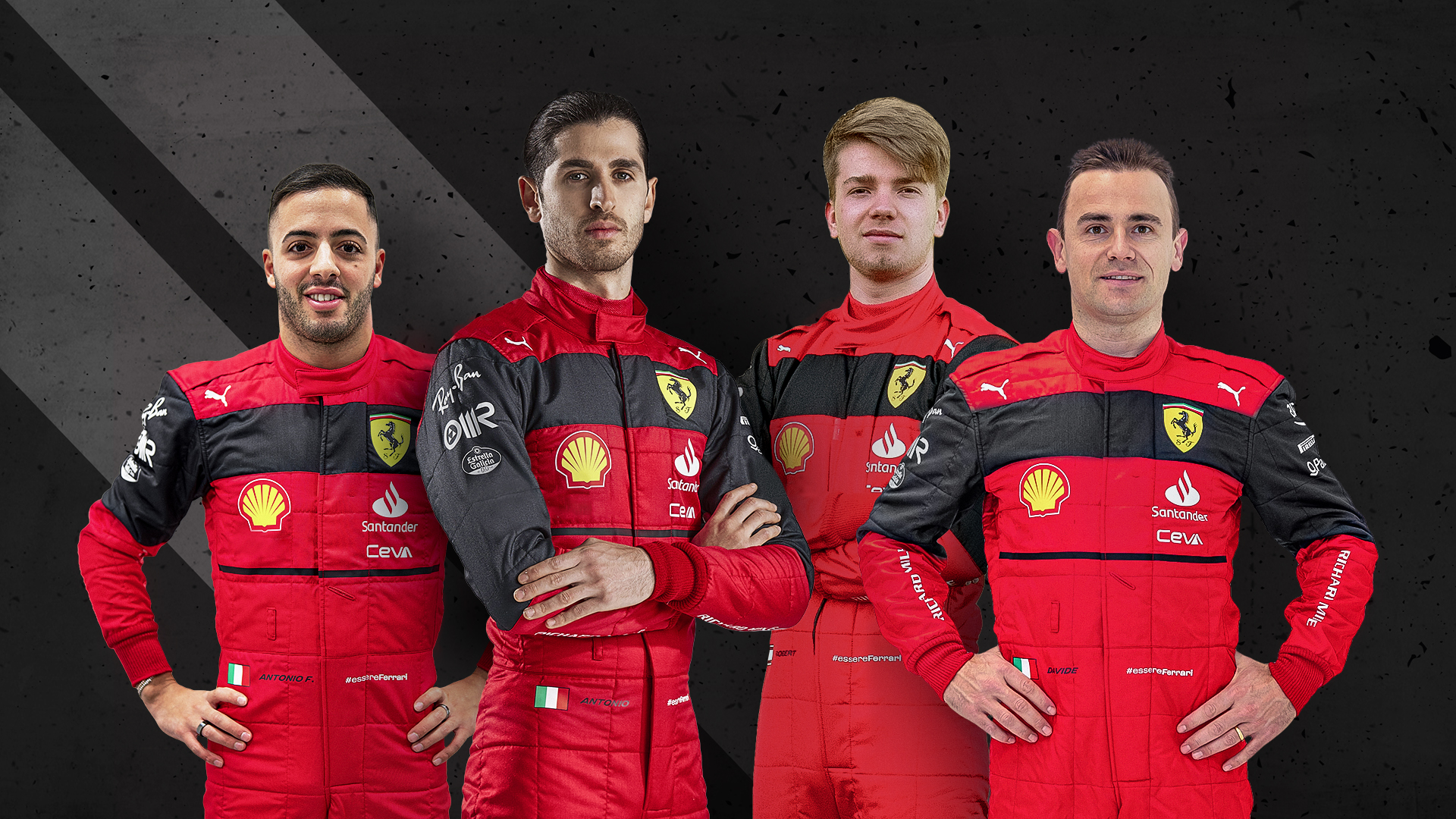 A quartet of Reserve and Development Drivers for Scuderia Ferrari