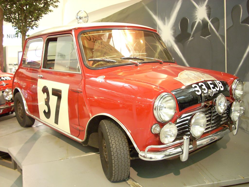 Morris Mini Cooper S rally car. Second only to 621 AOK