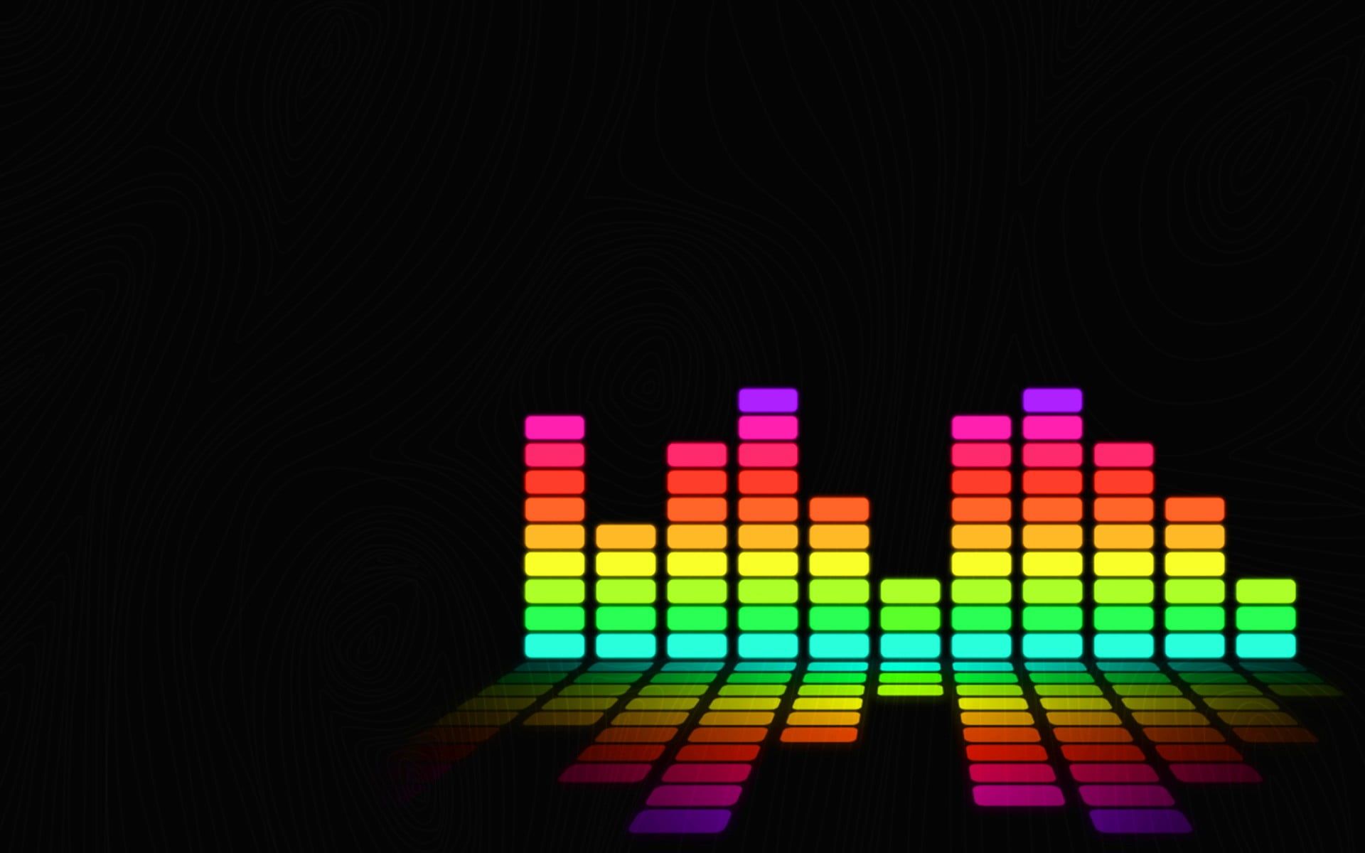 equalizer wallpaper #music #DJ audio spectrum #abstract #colorful P # wallpaper #hdwallpaper #desktop. Music wallpaper, Music background, 1920x1200 wallpaper