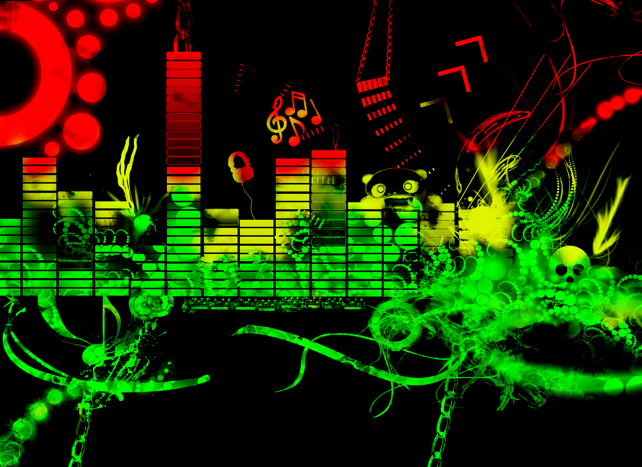 D Equalizer Music. Free Image clip art online, royalty free & public domain