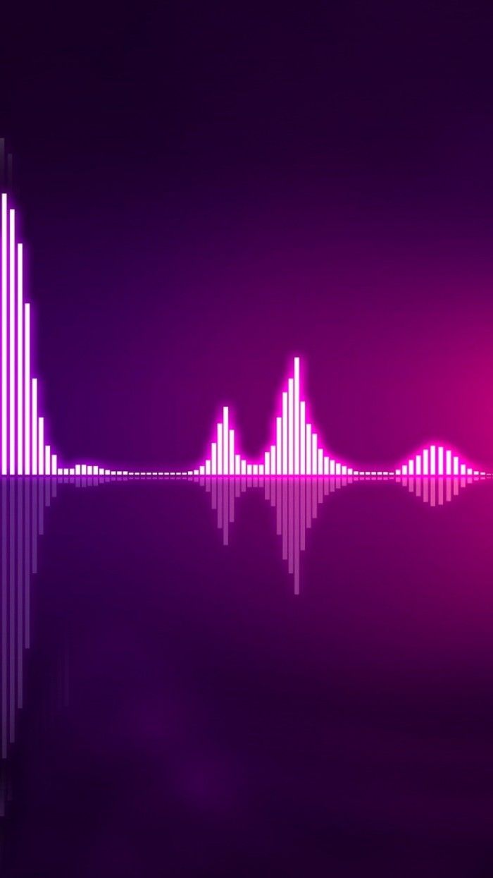 Music Equalizer Purple IPhone 6 Wallpaper
