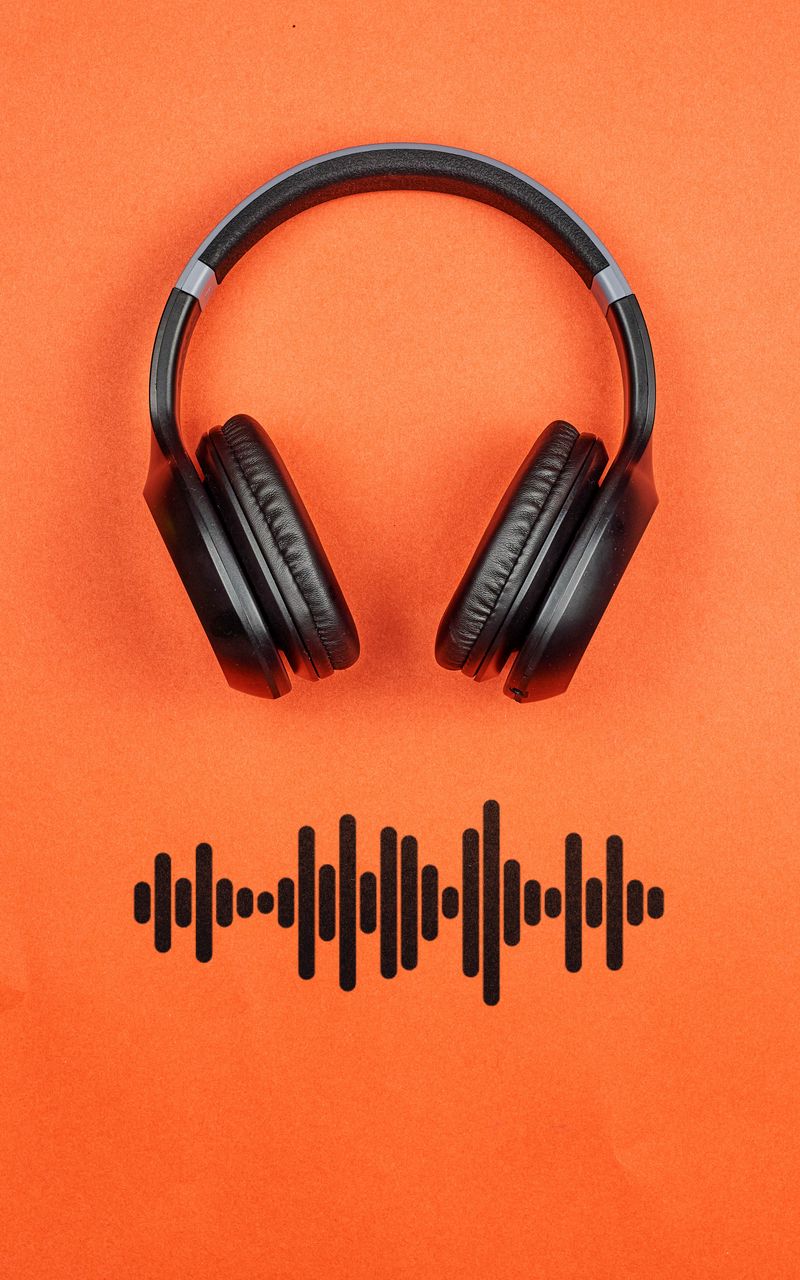 Download Wallpaper 800x1280 Headphones, Equalizer, Music Samsung Galaxy Note Gt N7000, Meizu Mx2 HD Background