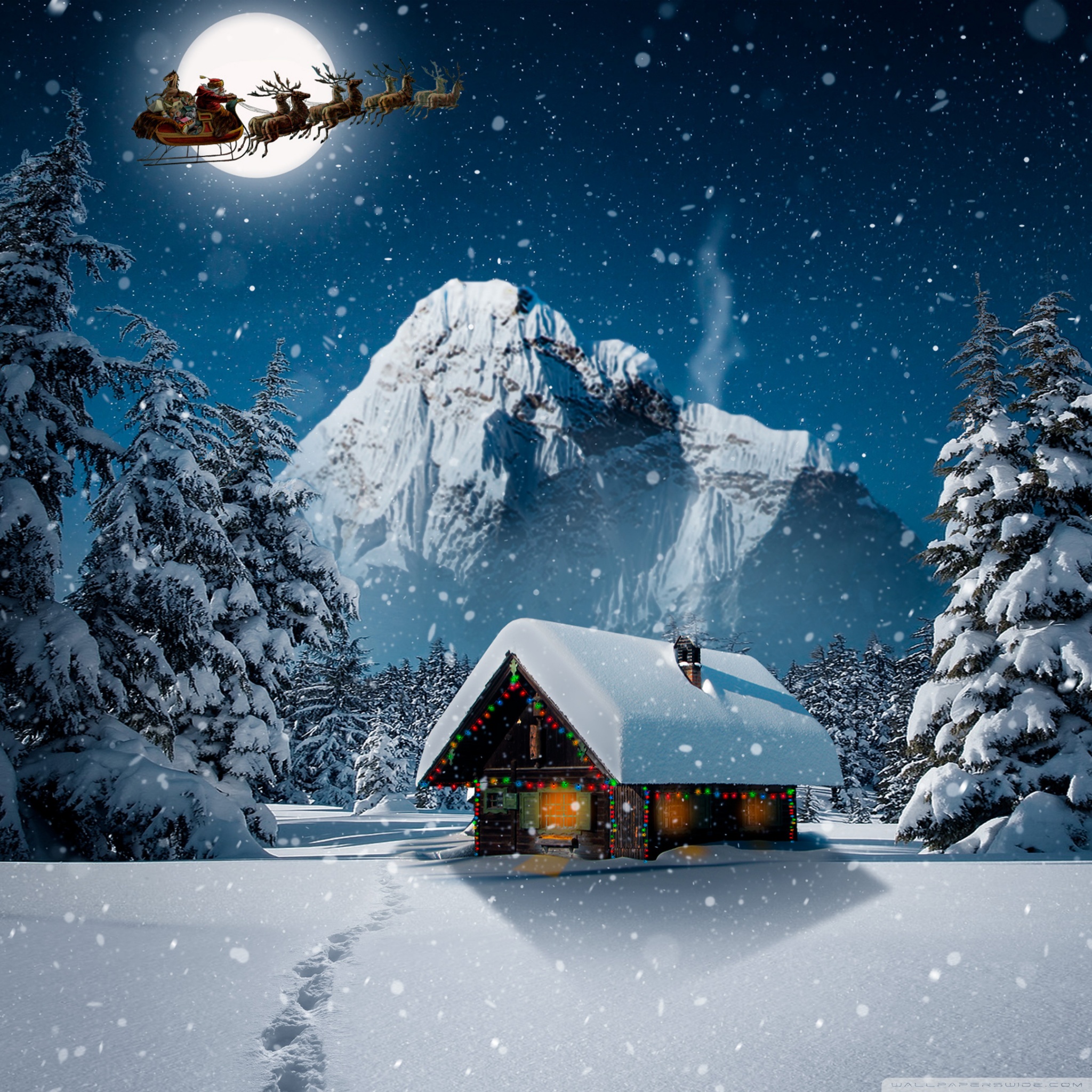 Christmas Winter 4K Ultra HD Desktop Background Wallpaper for 4K UHD TV, Widescreen & UltraWide Desktop & Laptop, Tablet