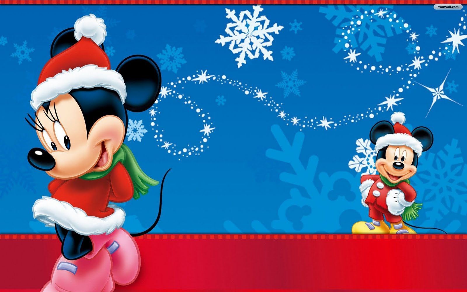 Disney Christmas Wallpaper Desktop. Minnie navideña, Fondos navidad, Libros de autógrafos disney