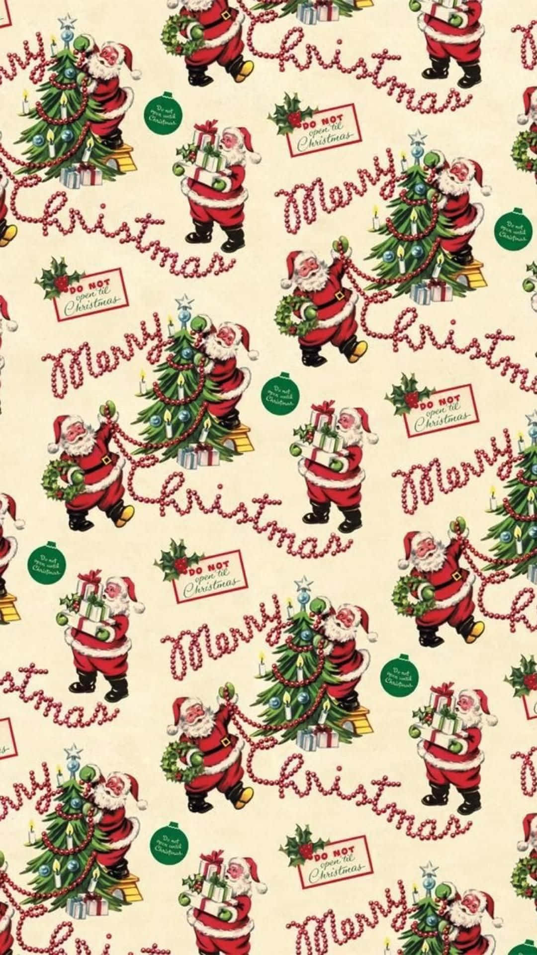 Vintage Christmas Wallpaper