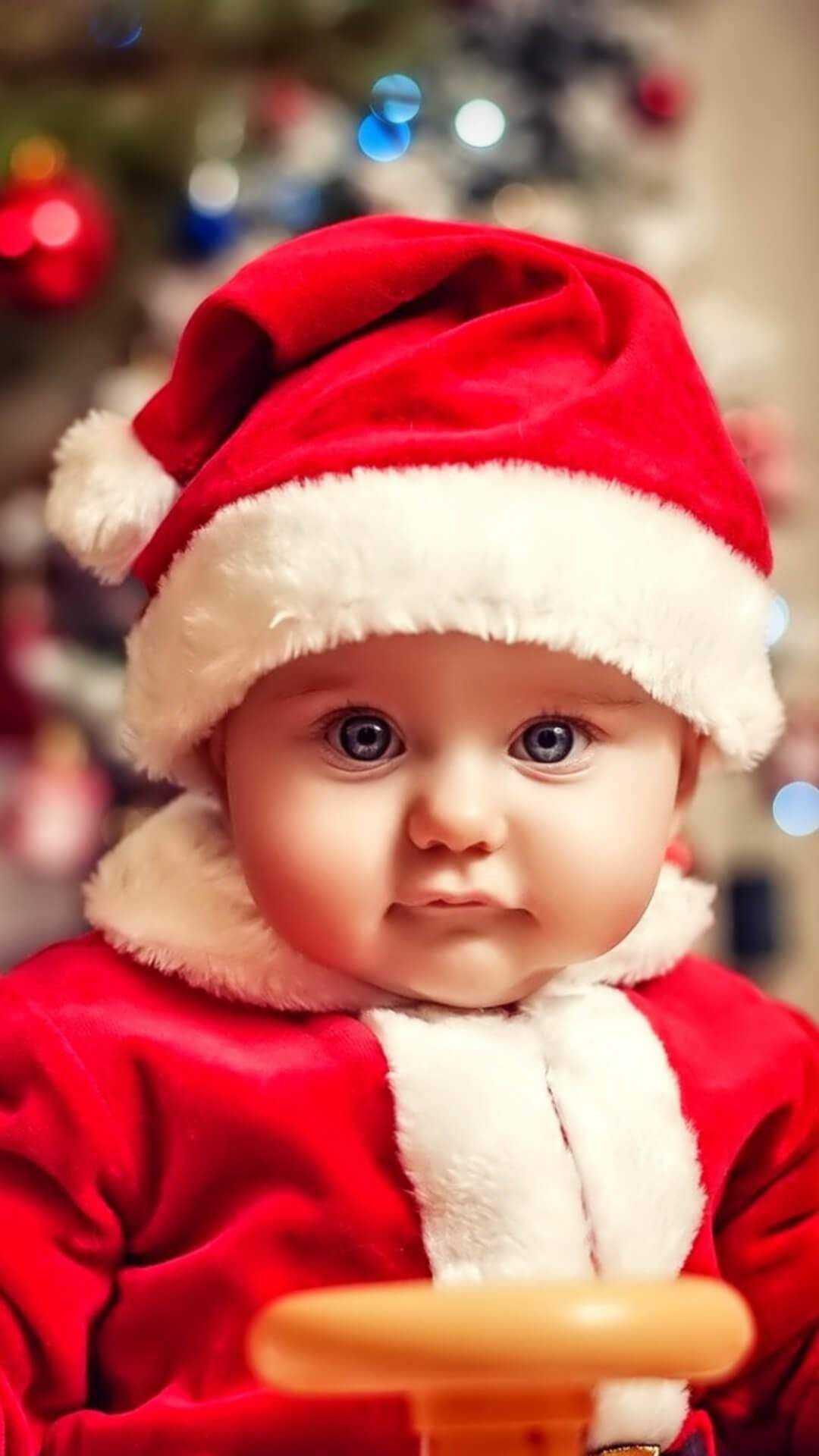 Cute baby christmas Wallpaper Download