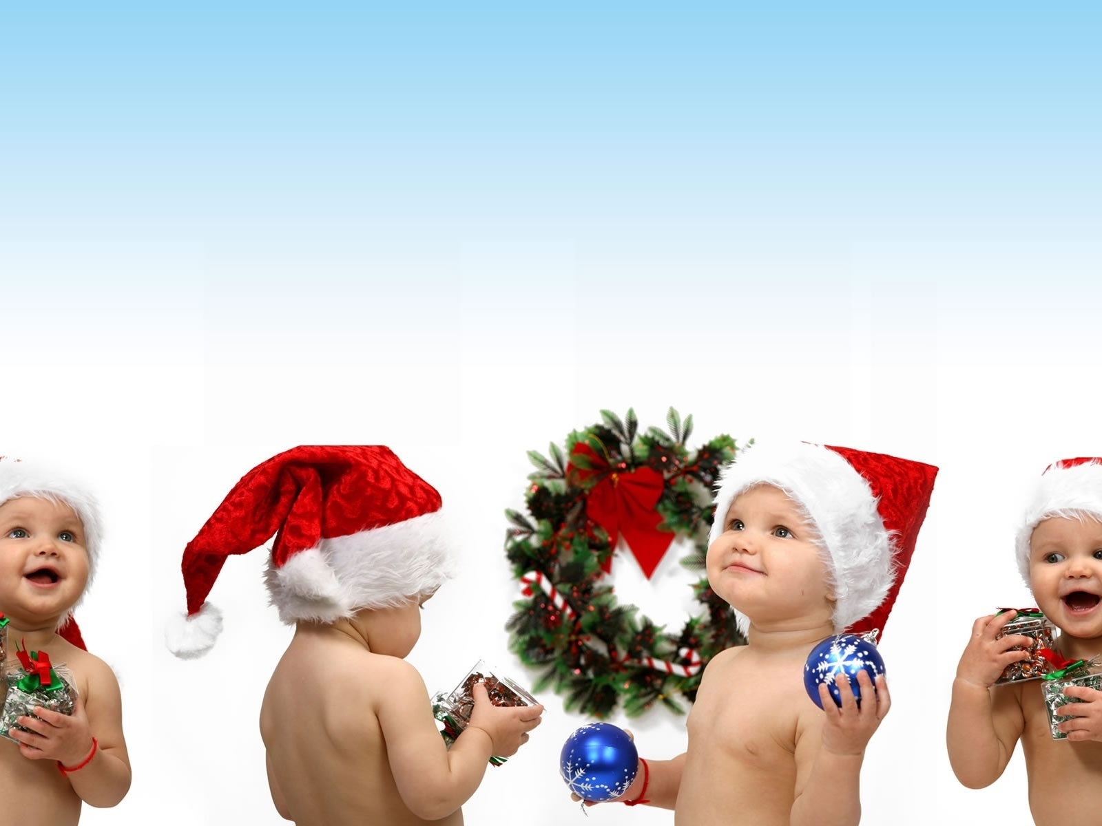 Christmas children HD Wallpaper