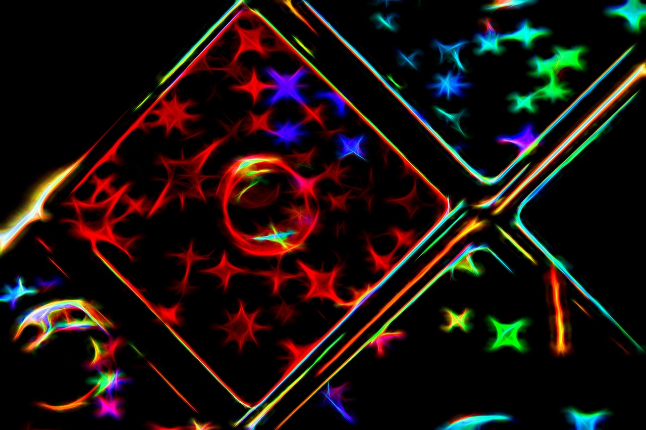 Abstract Neon Background