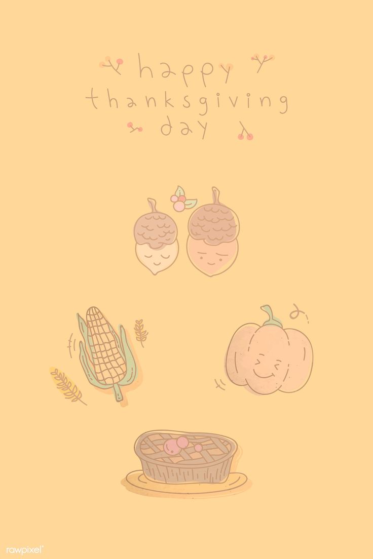 Thanksgiving doodle elements mobile phone wallpaper vector. premium image / Techi. Thanksgiving wallpaper, Thanksgiving image, Doodles