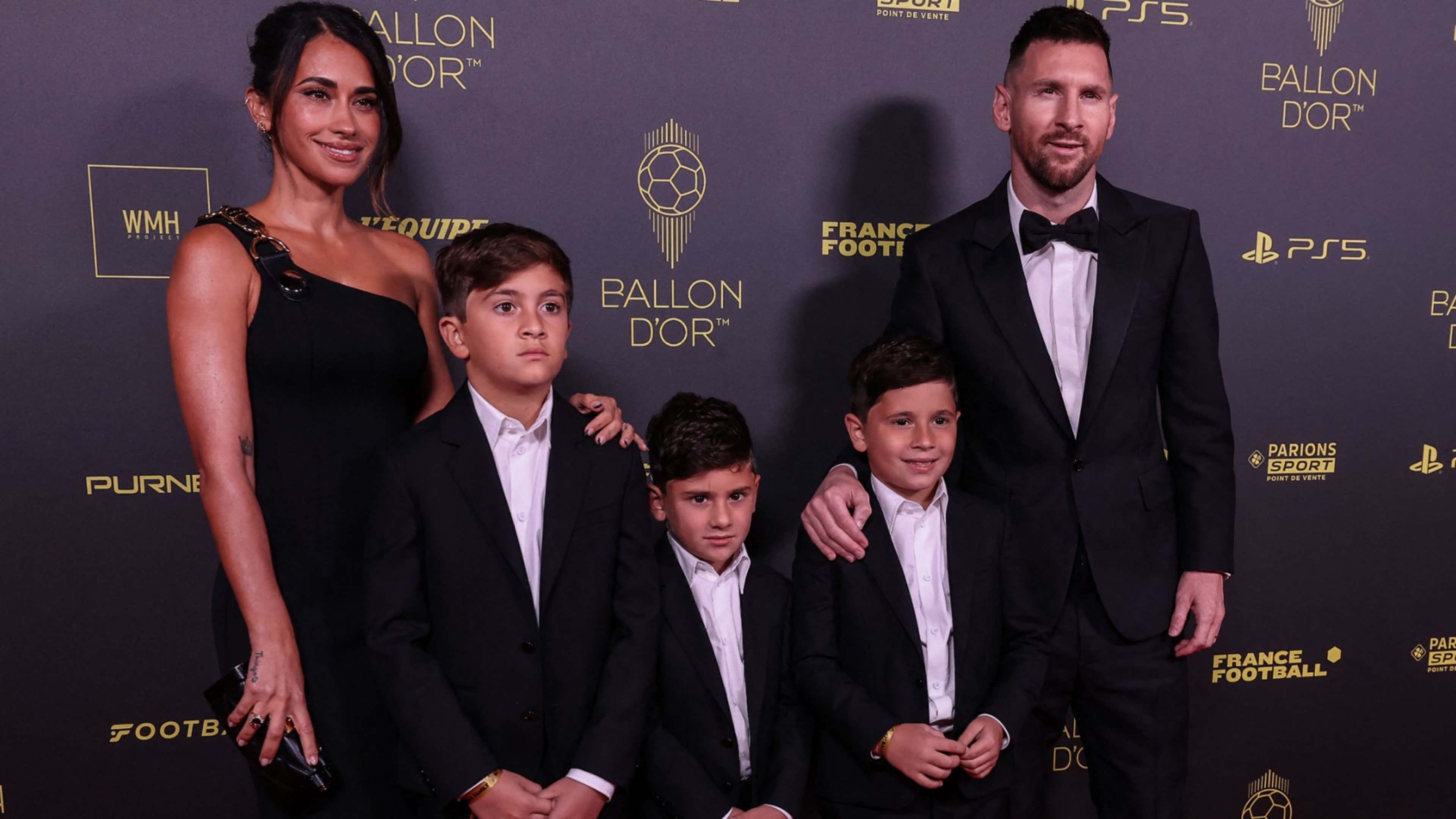 Looking Sharp! Lionel Messi Shares Behind The Scenes Photo Of Wife Antonela Roccuzzo And Sons Before Argentine Superstar Collected Record Eighth Ballon D'Or. Goal.com US