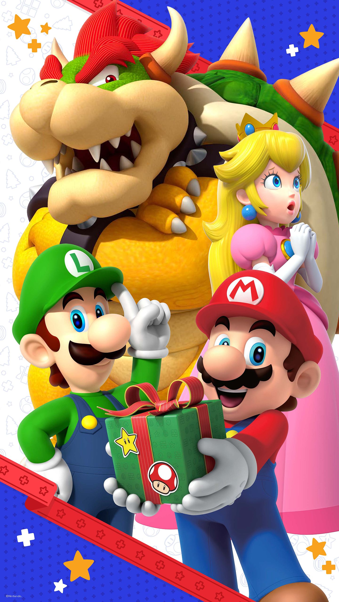 Nintendo Christmas 3. Mario and luigi, Super mario, Mario bros party