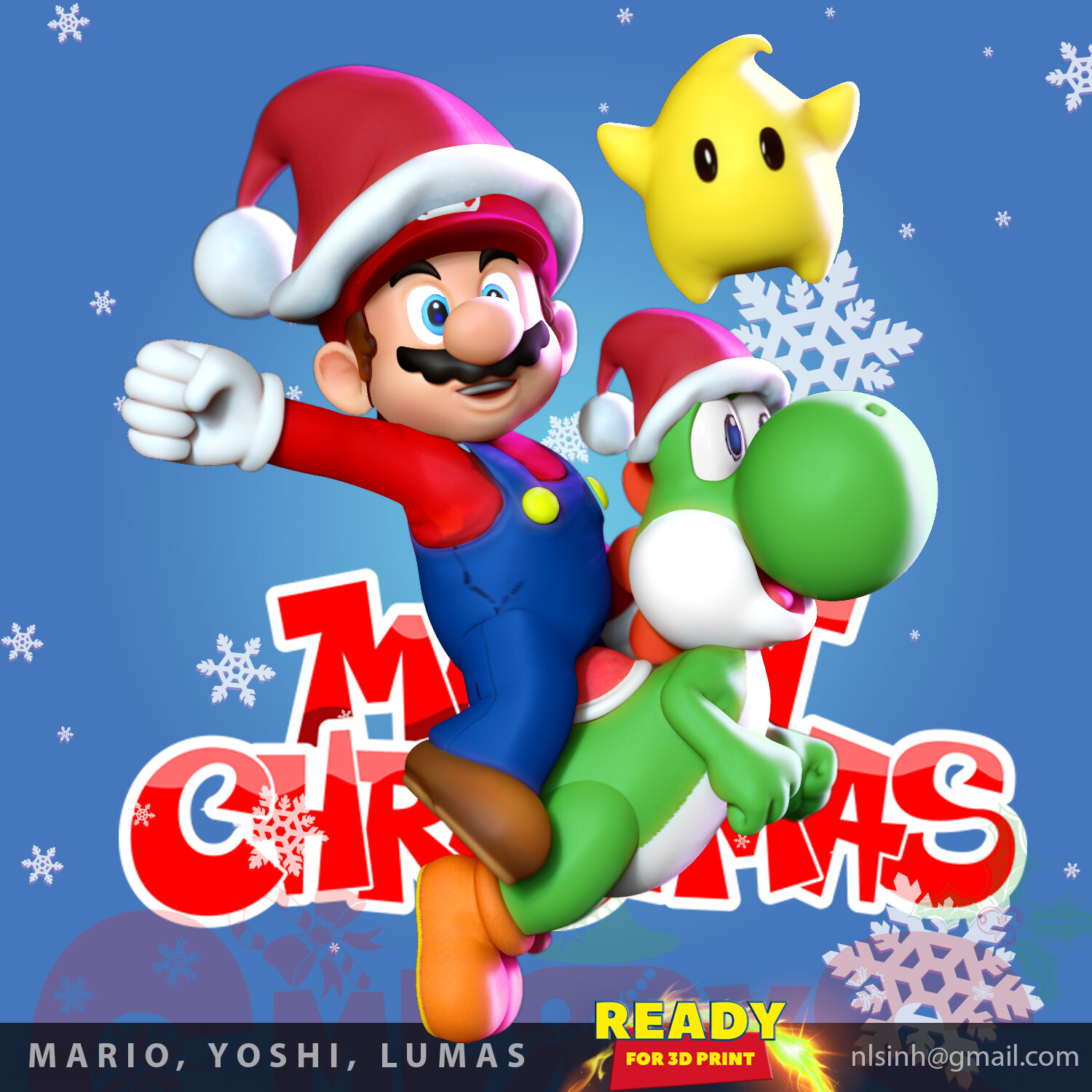Merry Xmas 2019 with Mario