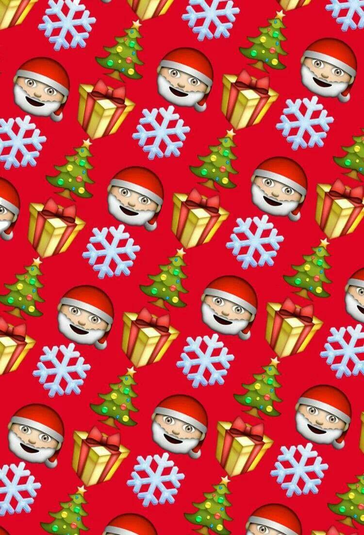 Christmas Emoji Wallpaper