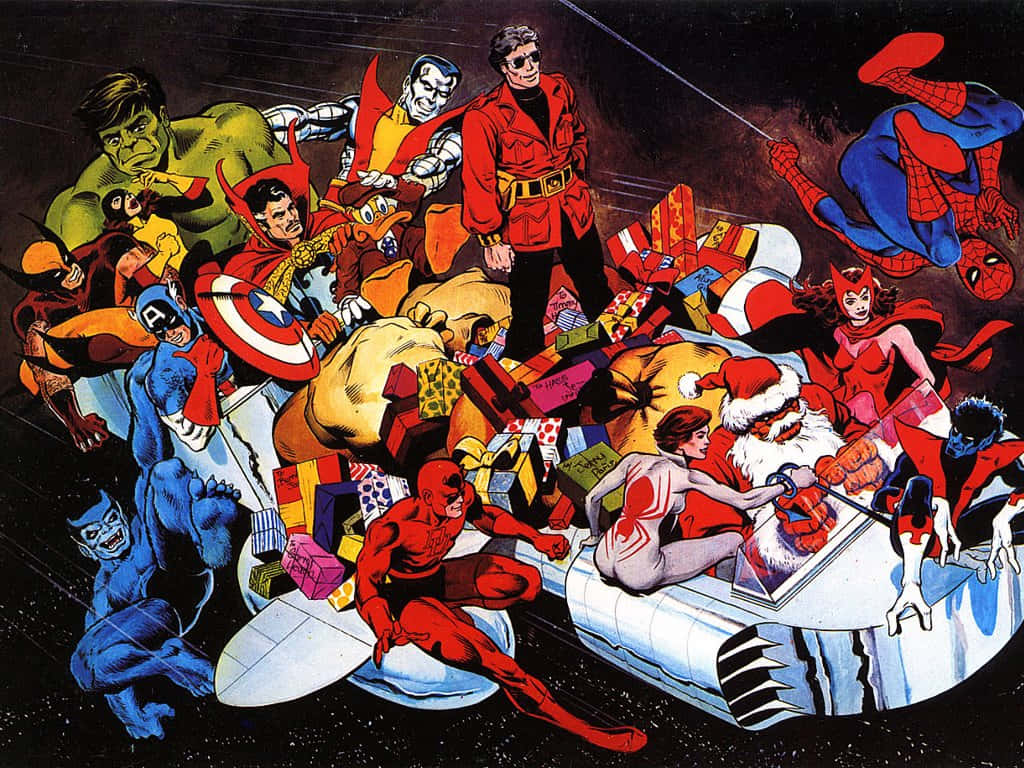Marvel Christmas Wallpaper